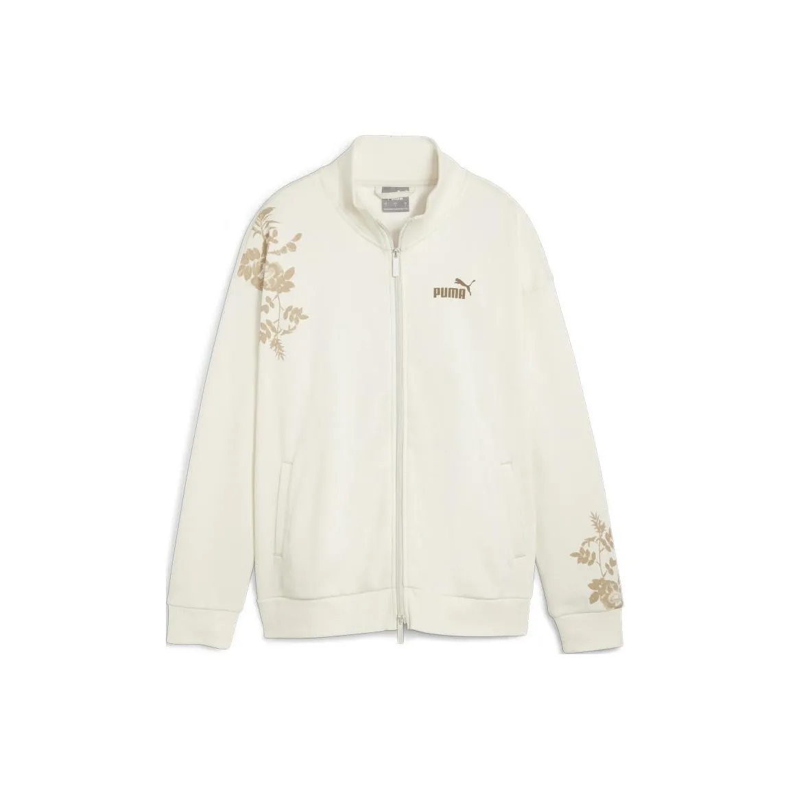 PUMA ESSENTIALS+ FLORAL VIBES Track Jacket FL Sweatshirt Women's White