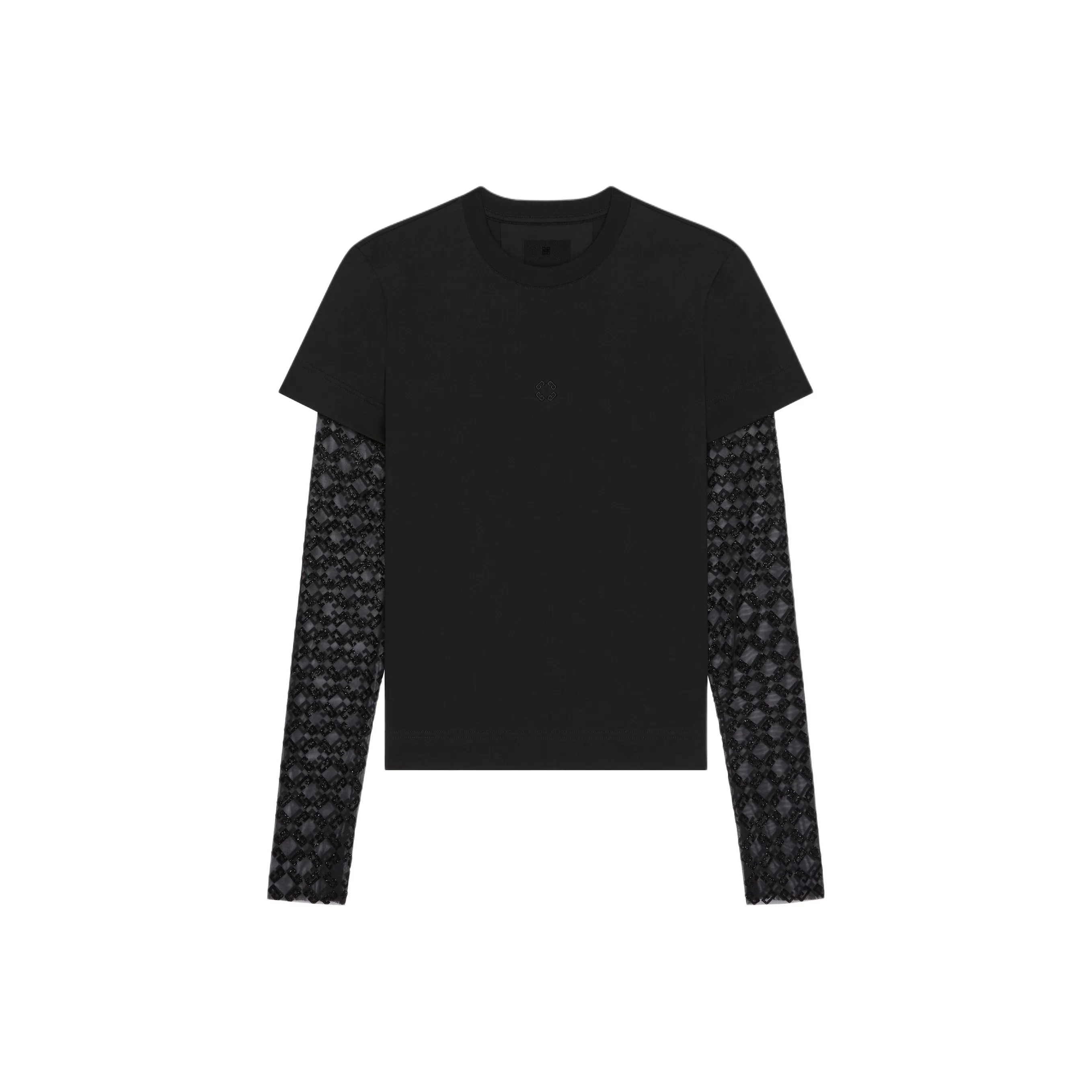 Givenchy Layered Long Sleeves Crewneck T Shirt