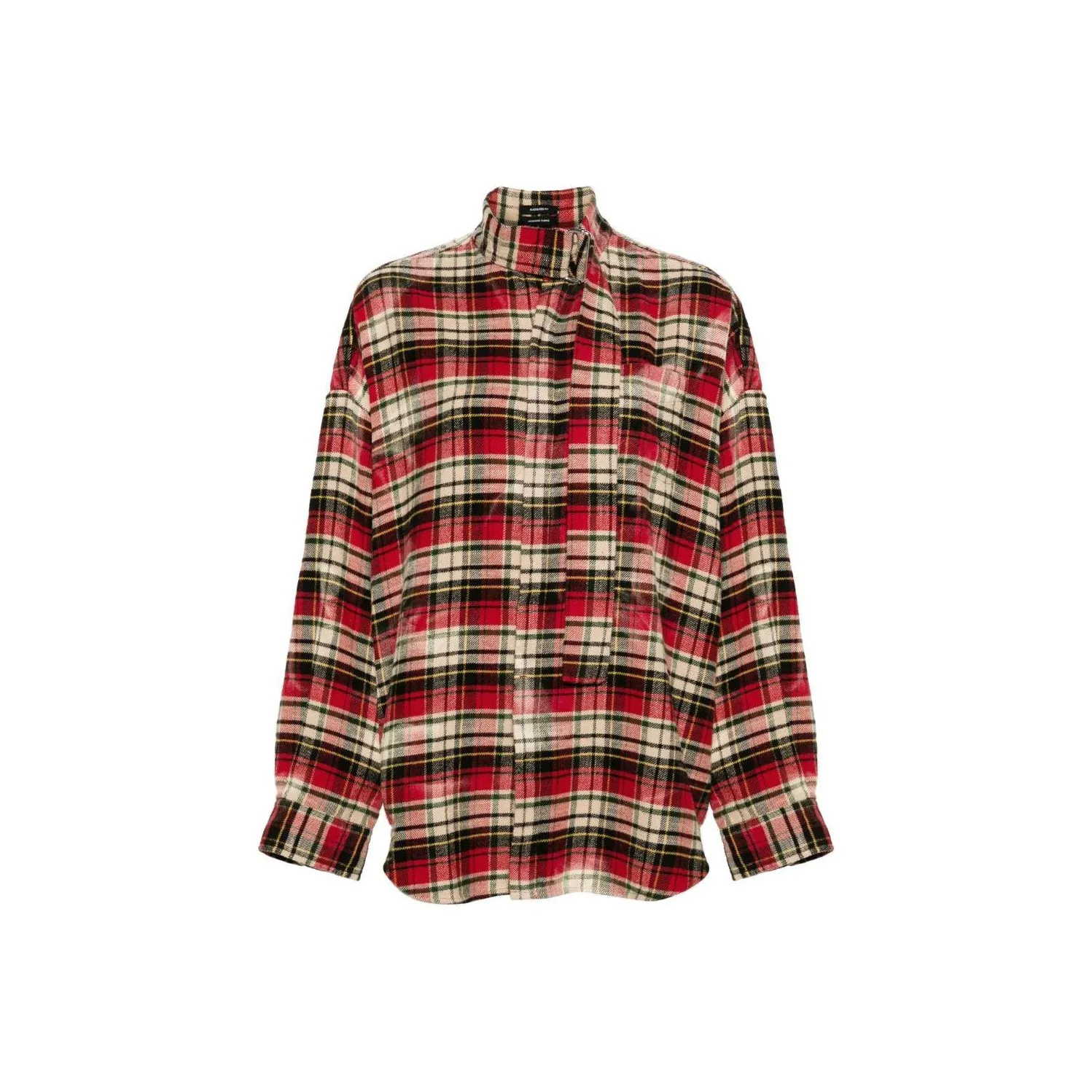 R13 Plaid check Flannel Shirt