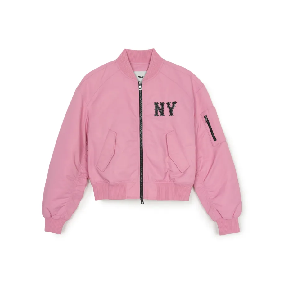 MLB Basic New York Yankees Jacket Women's All Over Print Pink