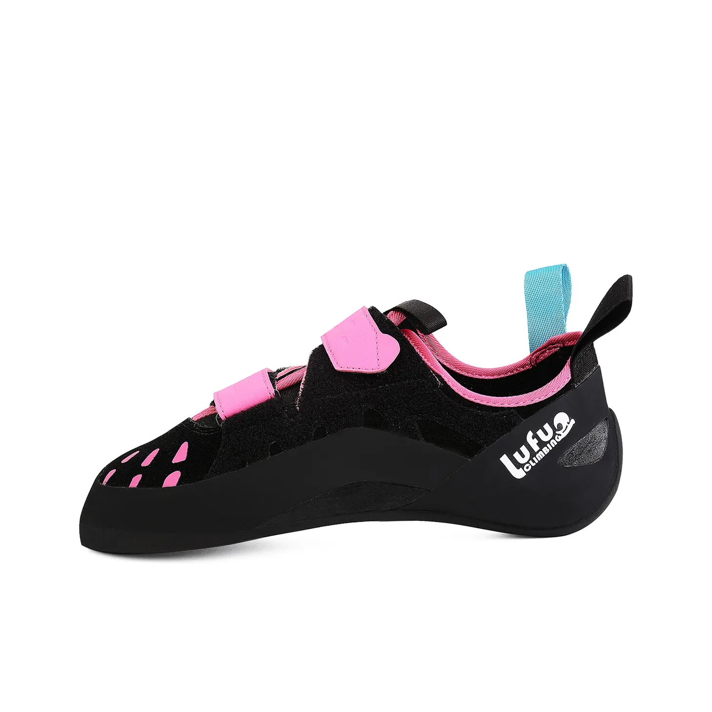 Land Axe Anti Slip Wear Resistant Low Top Rock Climbing Shoes Women's Pink Black