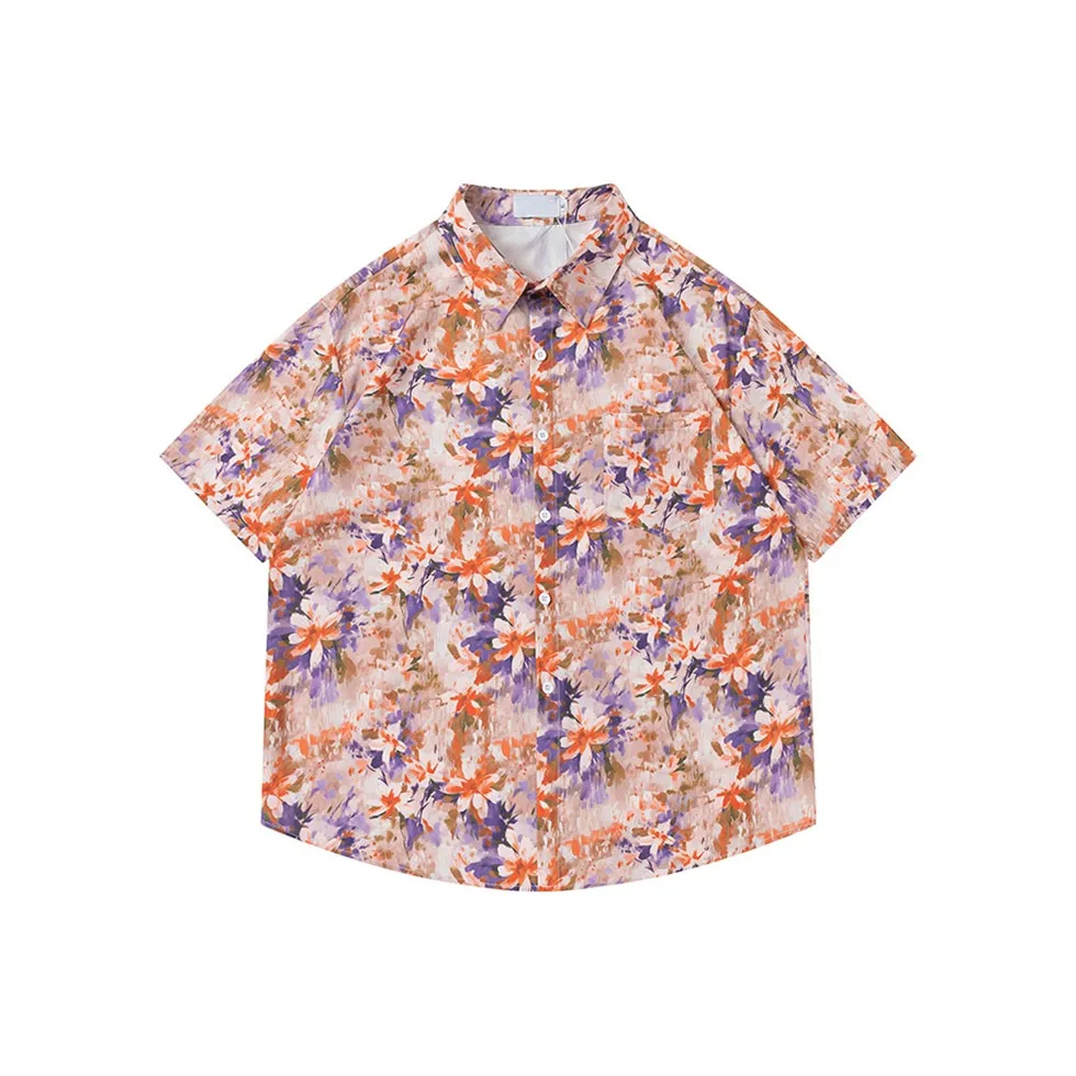 BEAR UNION Рубашка Унисекс Оранжевый Красный