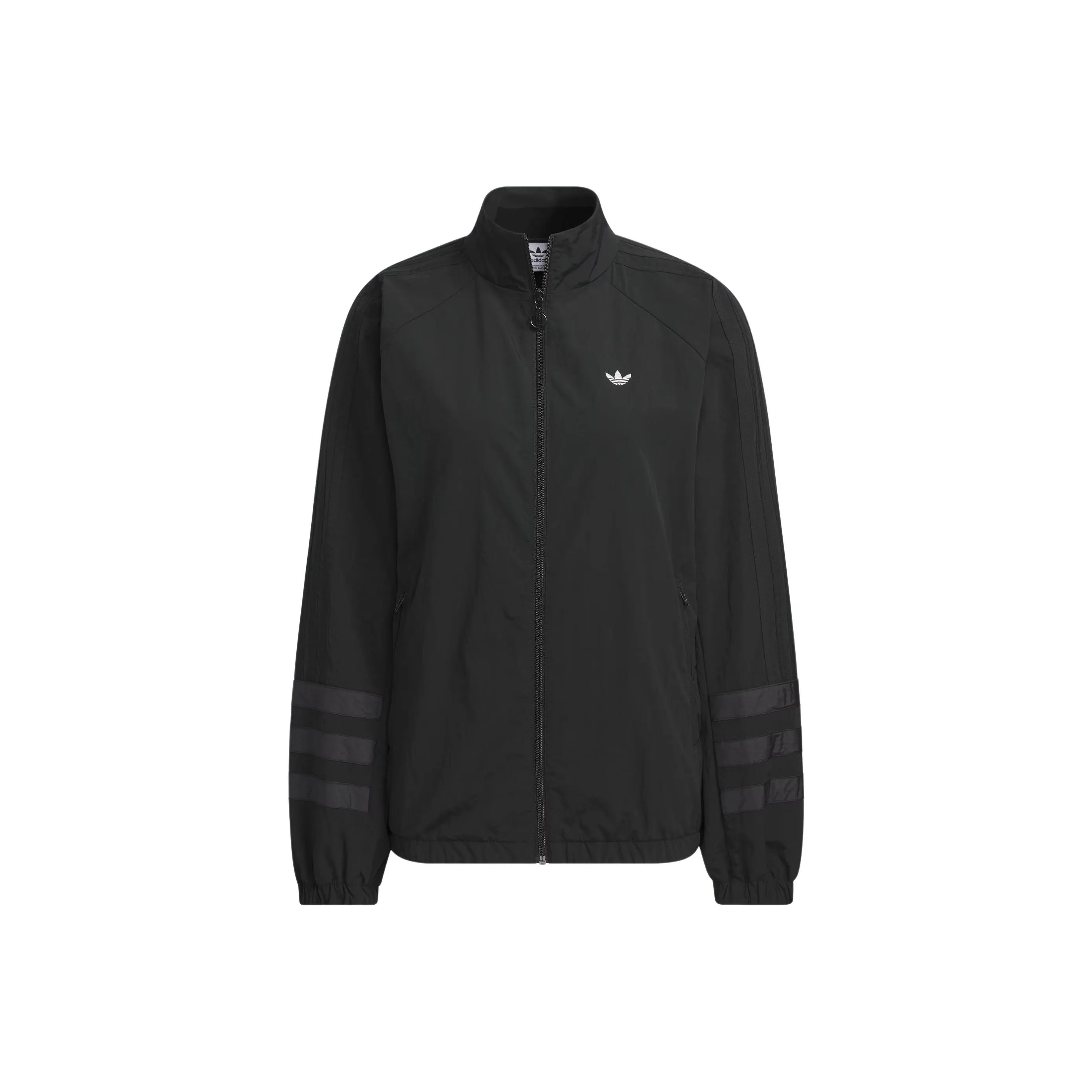 Adidas Originals RUCHED TRACK TOP TRACK TOP Jackets Coats Women's Black/White