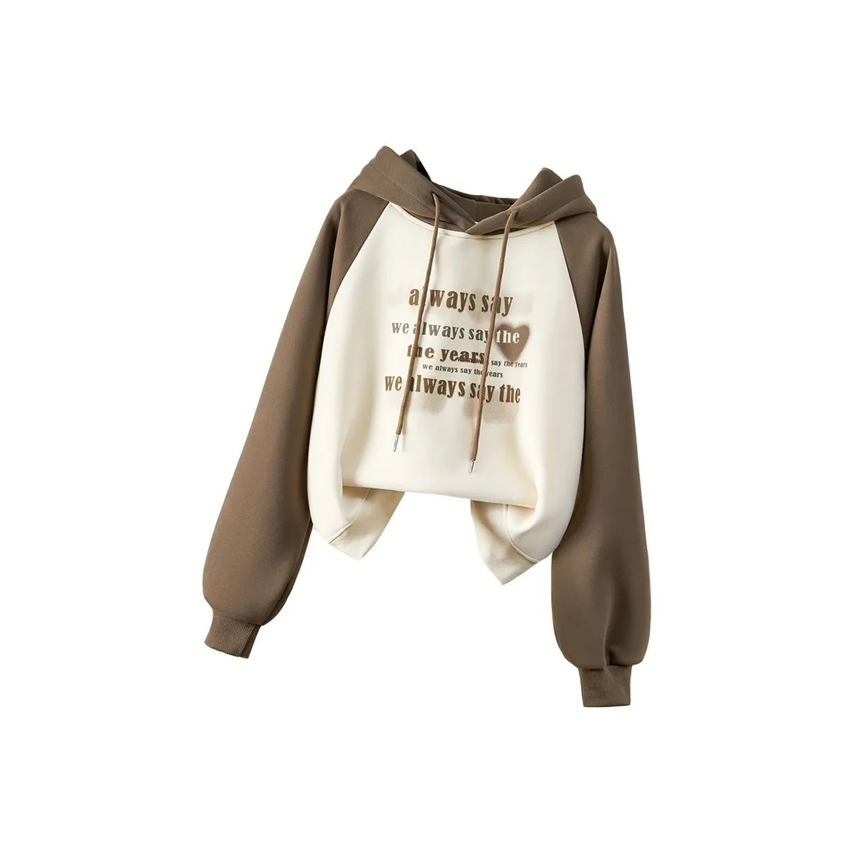 TOUCH Свитшот Женский Бежевый и Кофейный Цвет