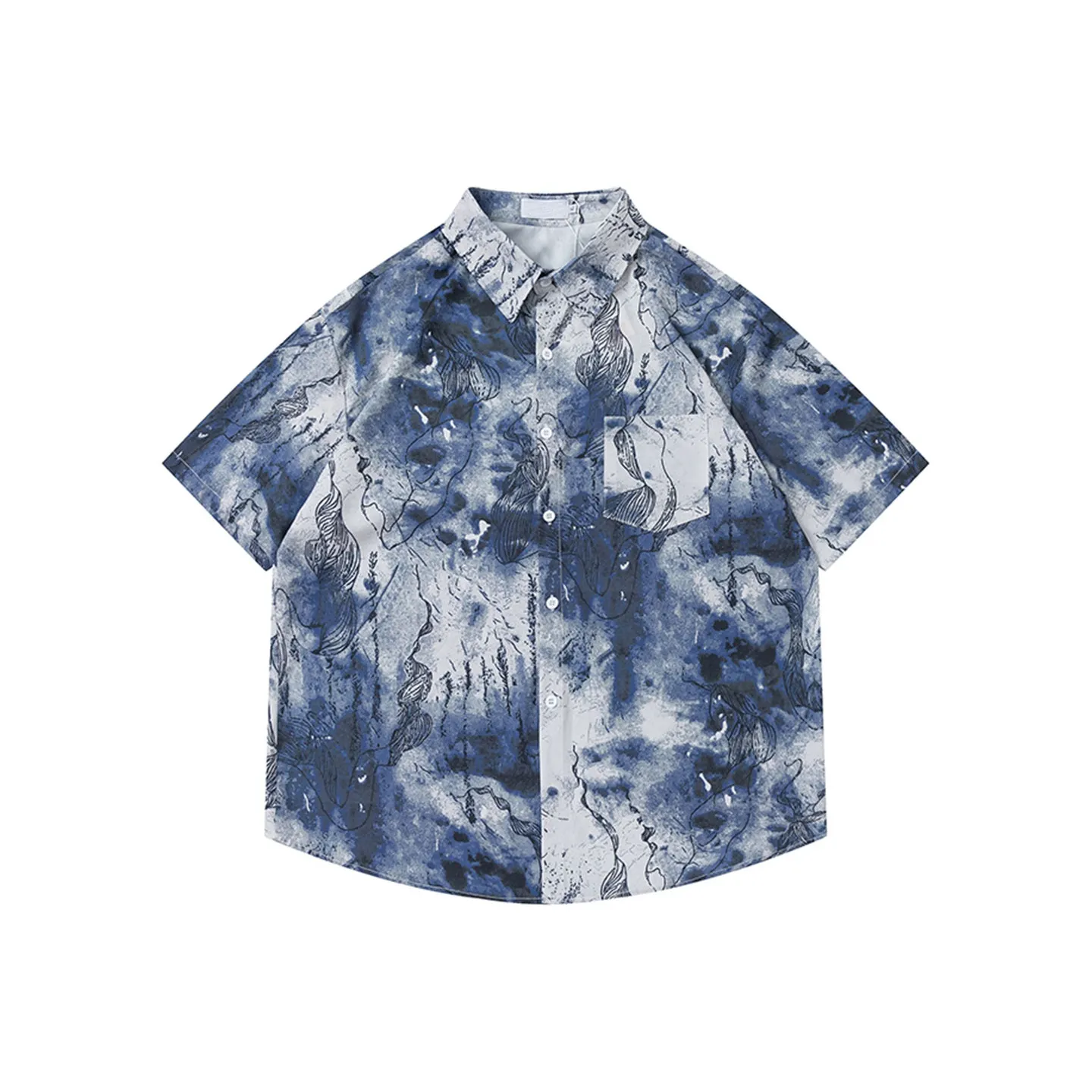 BEAR UNION Shirt Unisex Royal Blue