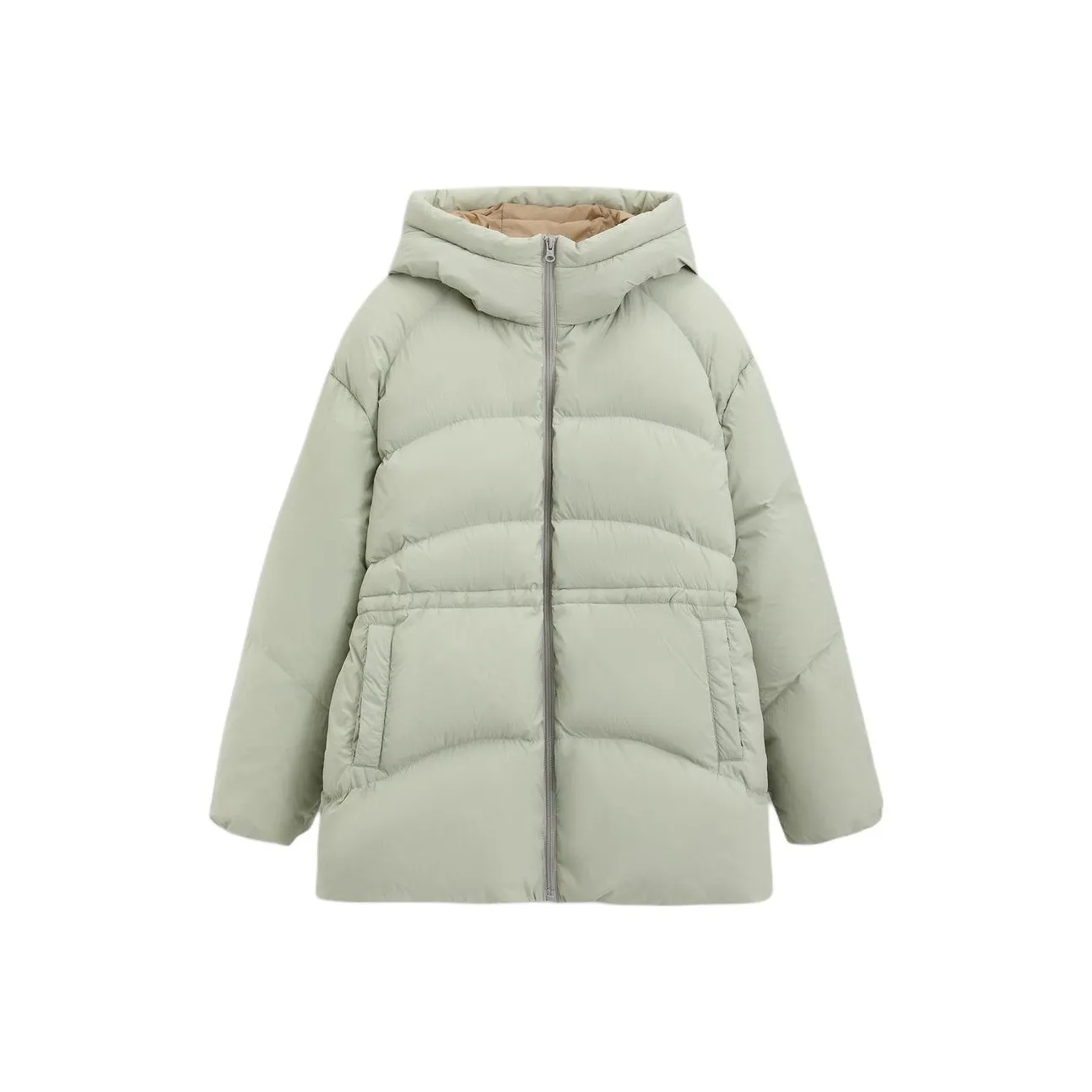 GAP Пуховик Женский Светло-Зеленый