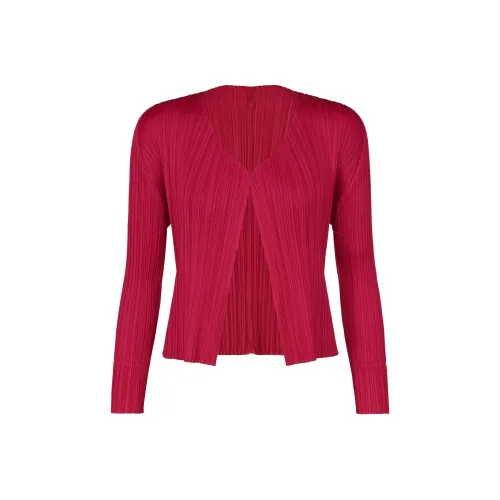 PLEATS PLEASE ISSEY MIYAKE Красный Женский Трикотаж