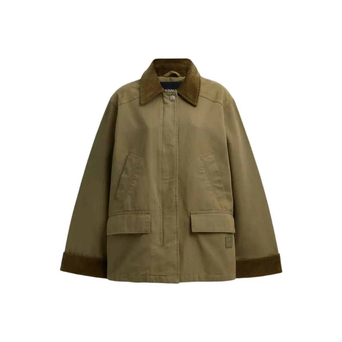 COACH Куртки и Пальто Женские Оливково-зеленый