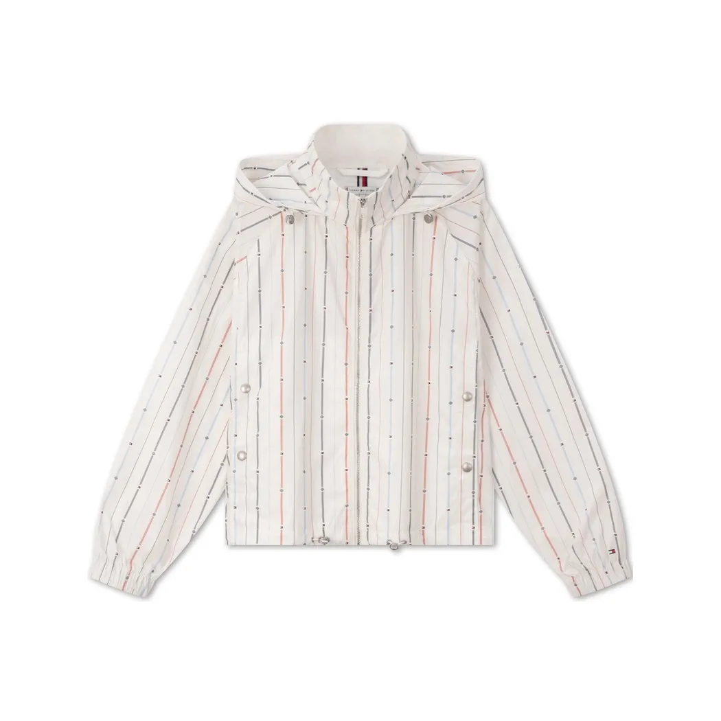 Tommy Hilfiger Куртка Женская Белая Полосатая