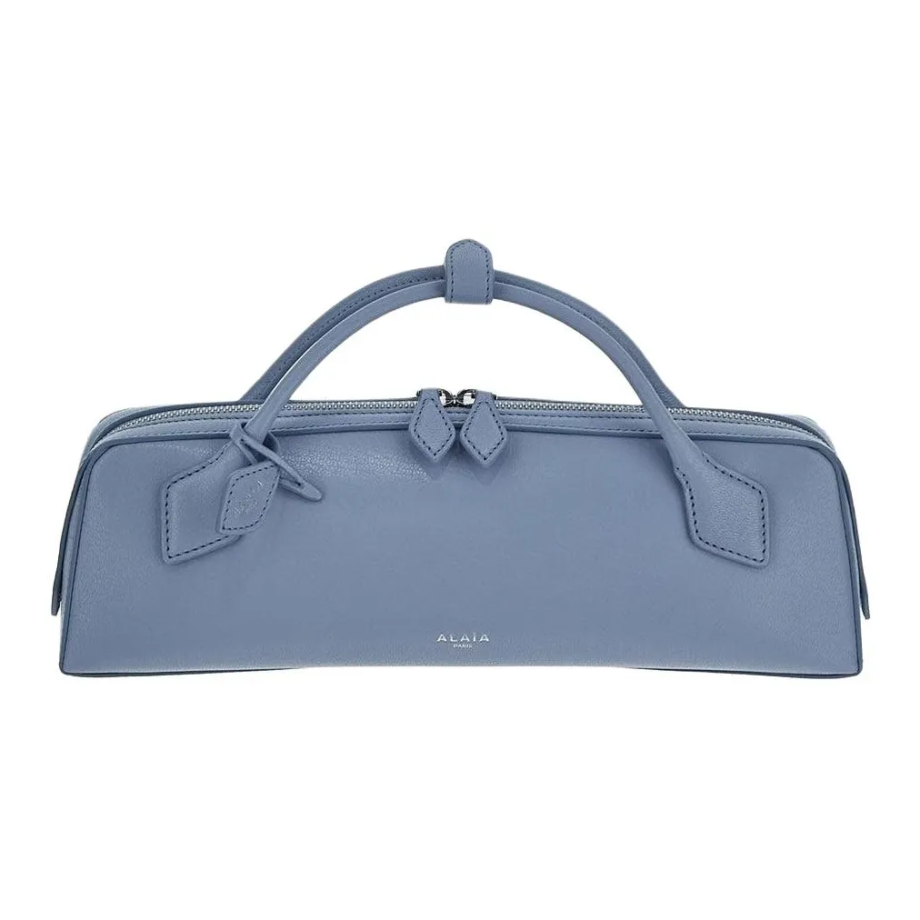 Alaia Leather Handbag Women's Blue