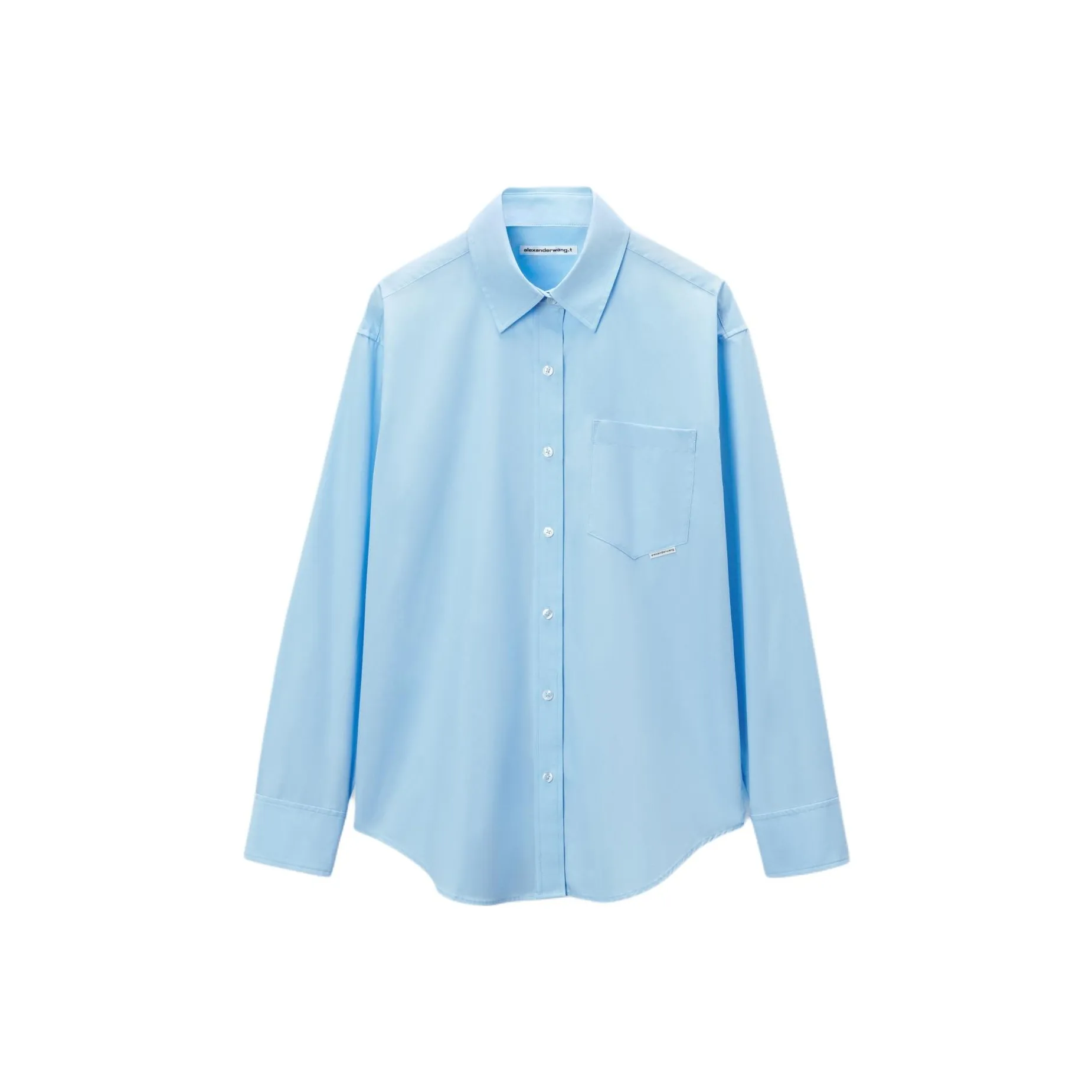 T By Alexander Wang Logo Tag Buttoned Shirt