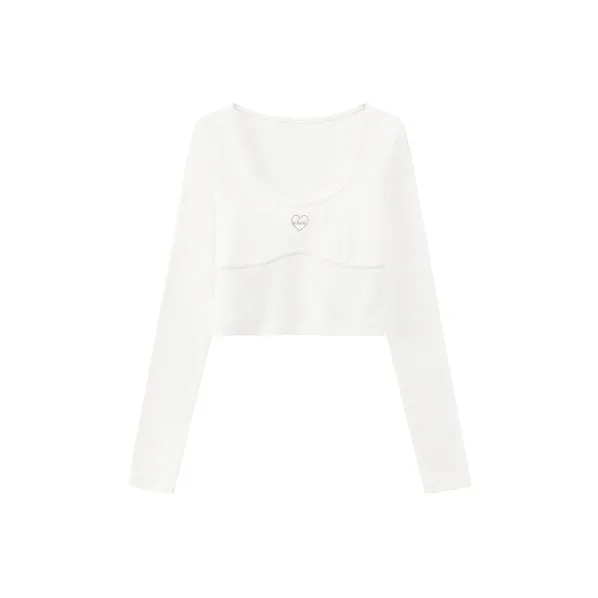 CHUU Белый Женские T-рубашки