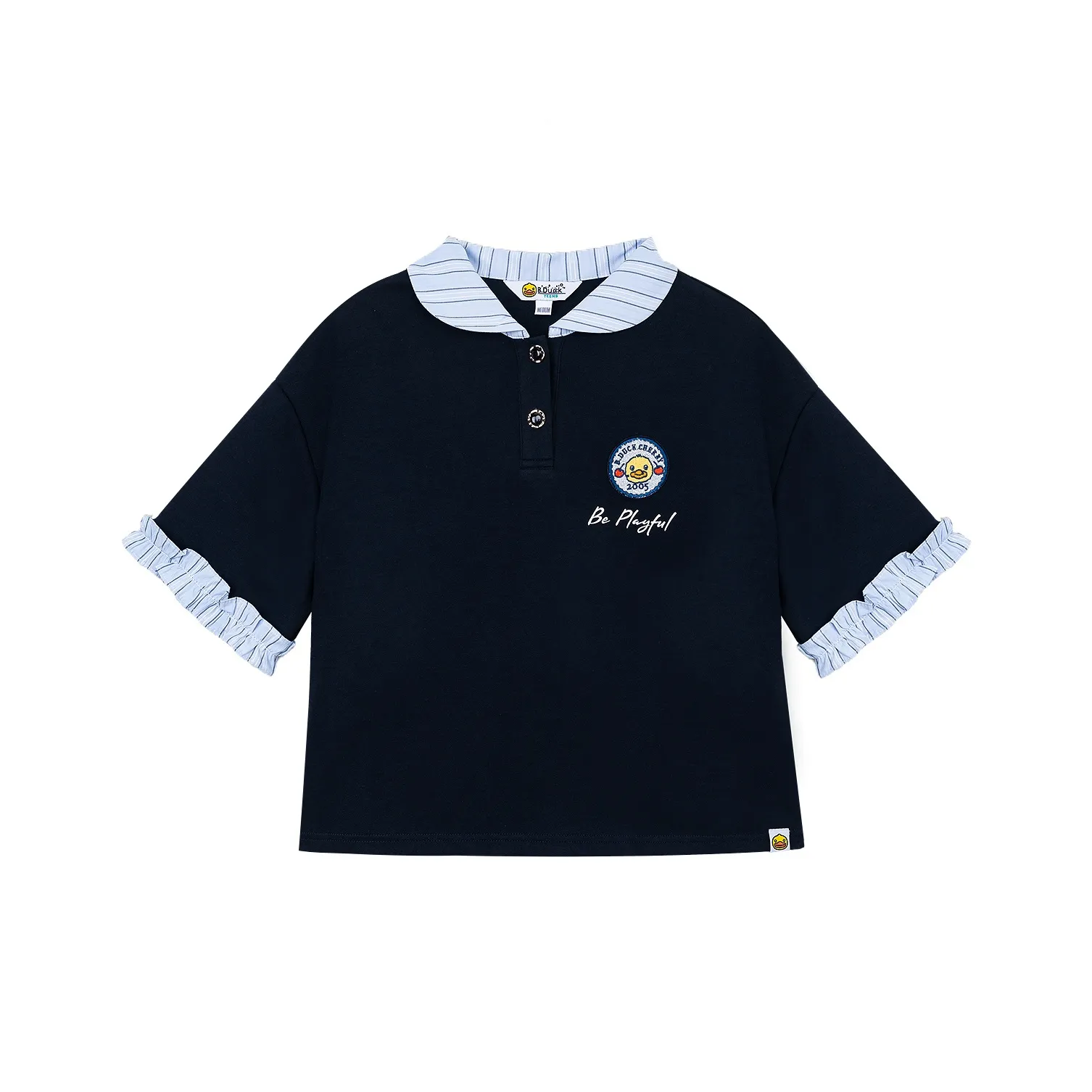 B.Duck Polo Shirt Women's Navy Blue