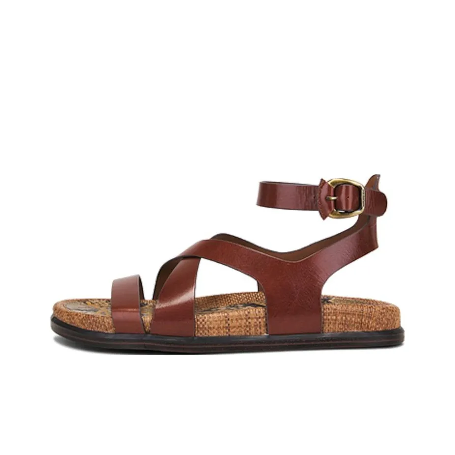 SAM EDELMAN Delia One Ремень Сандалии Женские Коричневый
