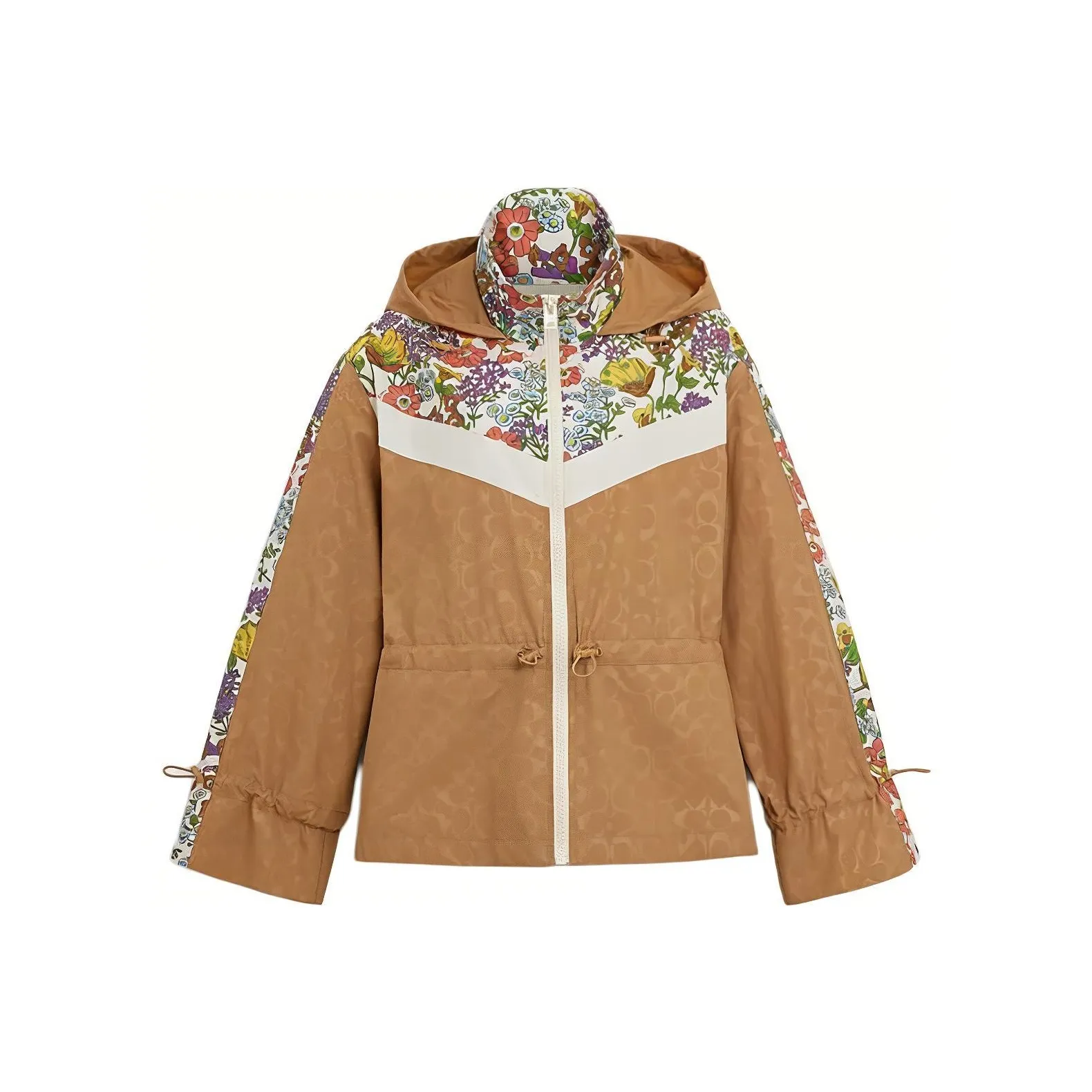 COACH SS24 Jackets & Coats Women's Mixed Brown Yellow