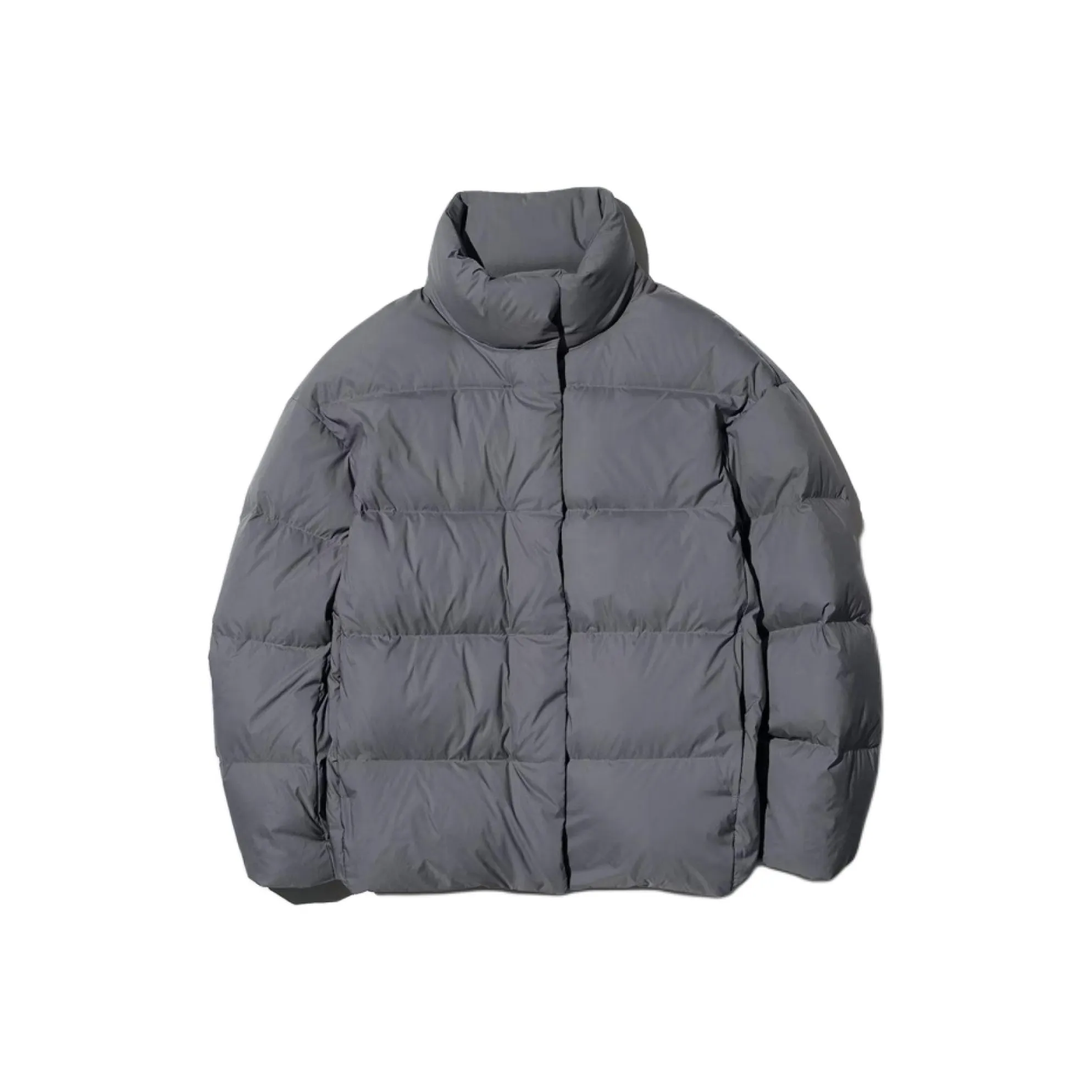 UNIQLO Пуховик Женский Asphalt Серый