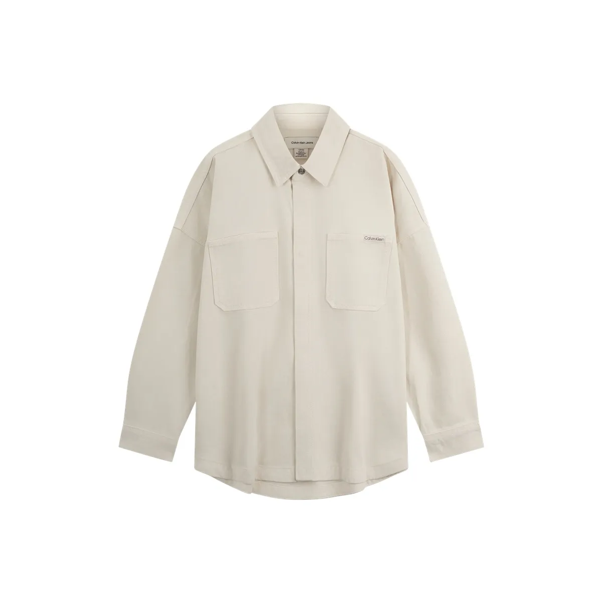 CALVIN KLEIN Shirt Women's White Denim