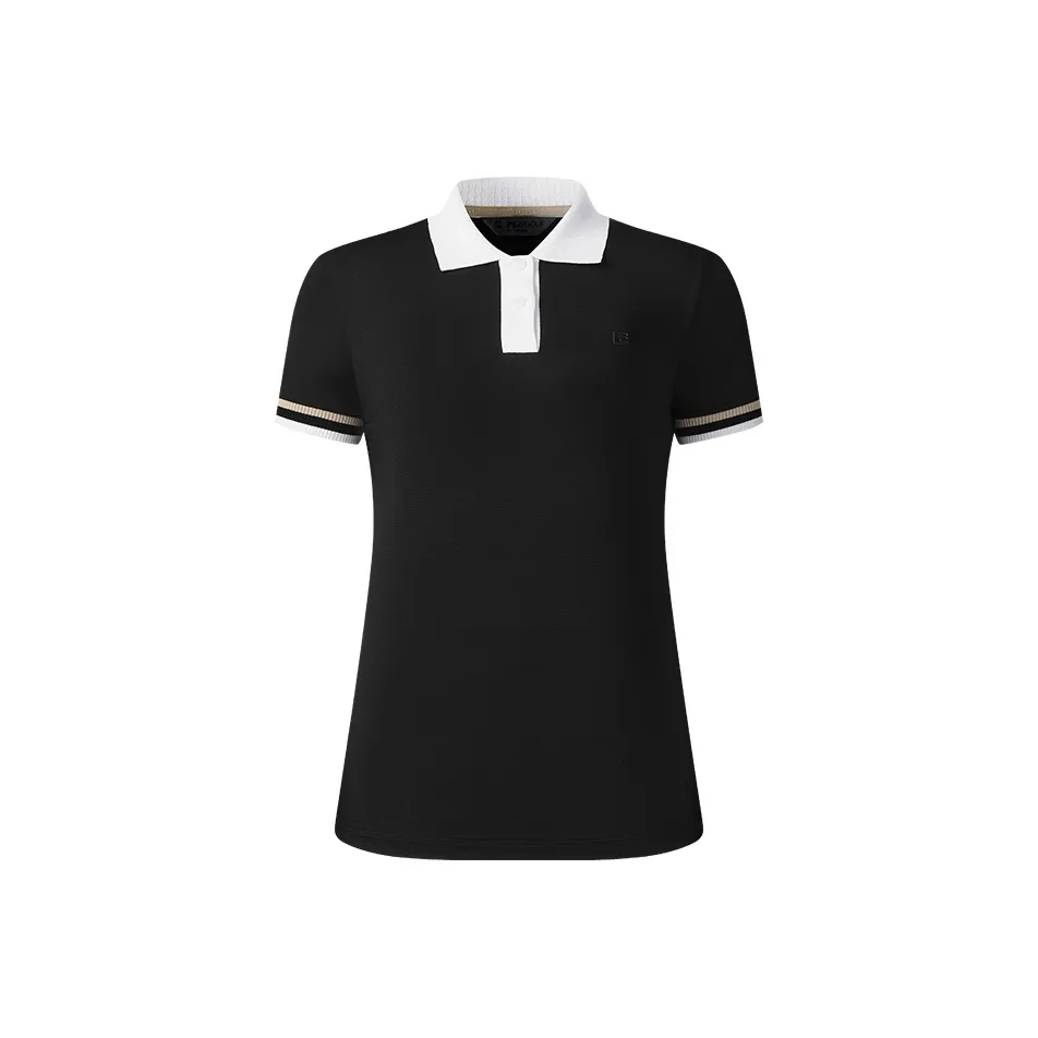 FILA GOLF серия Поло Женское Темно-черное