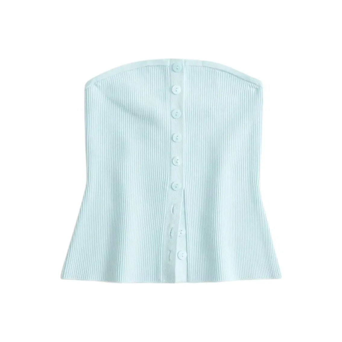 Abercrombie&Fitch Без бретелек Топ Женский Мятно-зеленый