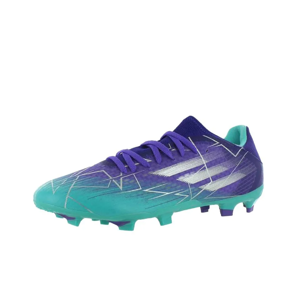 Adidas X Speedflow.3 FG Rubber Long Studs Soft Ground Cushioning, Wear Resistant Soccer Shoes Unisex Purple