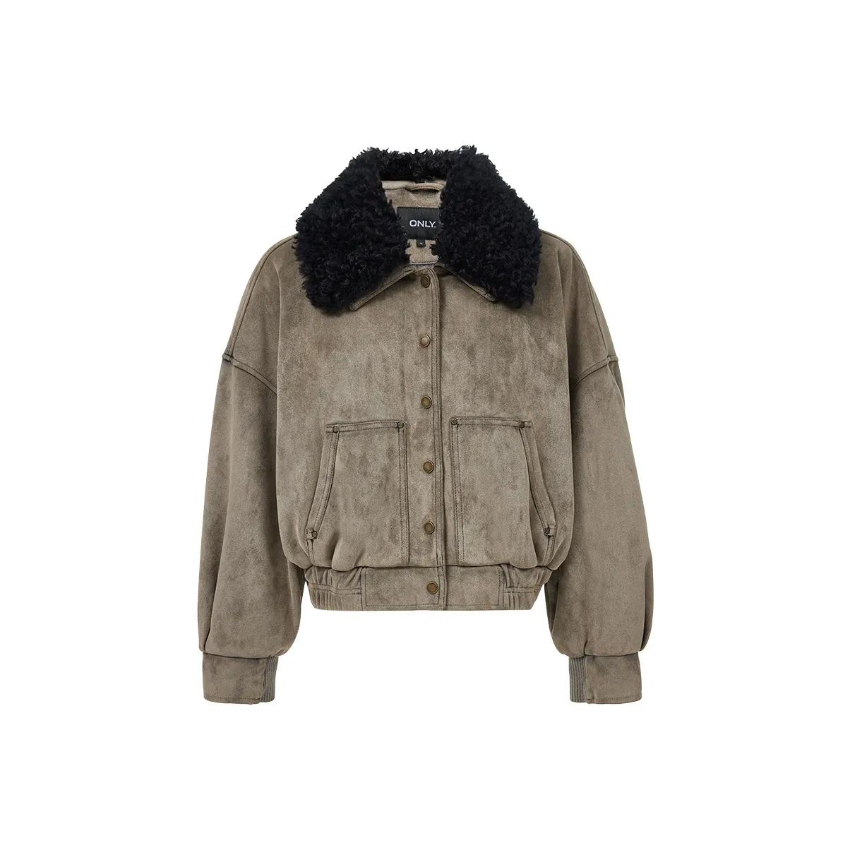 Only Куртки Пальто Женские Зеленый Pebble