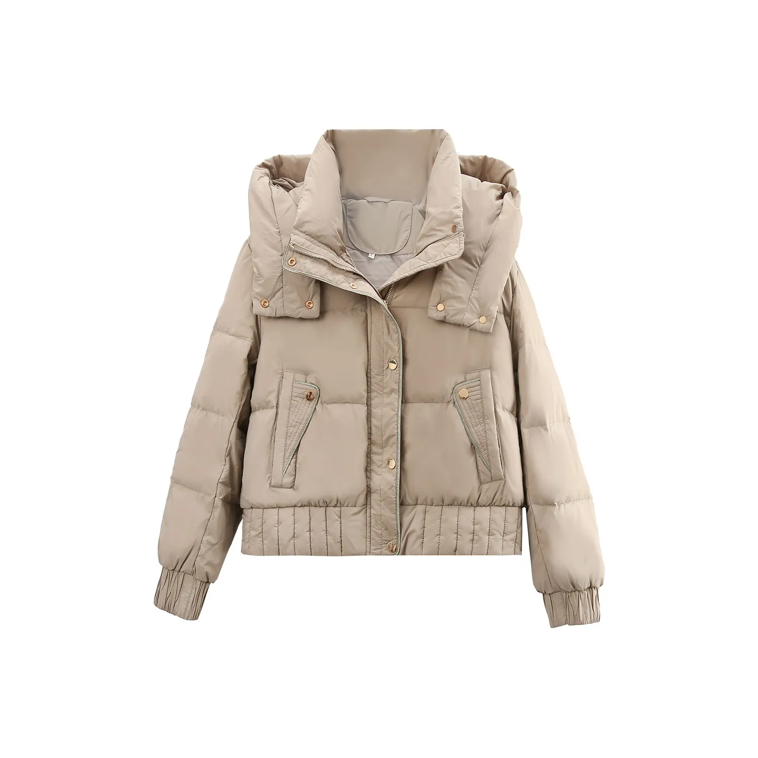 A paradise for awakening Пуховик Женские Серый