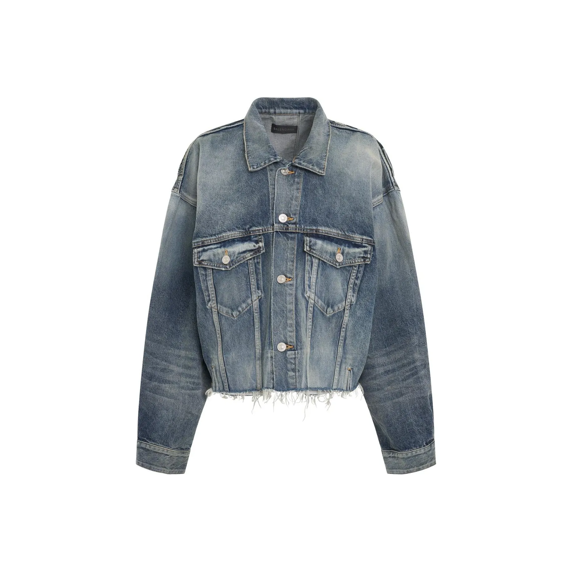 Balenciaga Deconstructed Panelled Denim Jacket