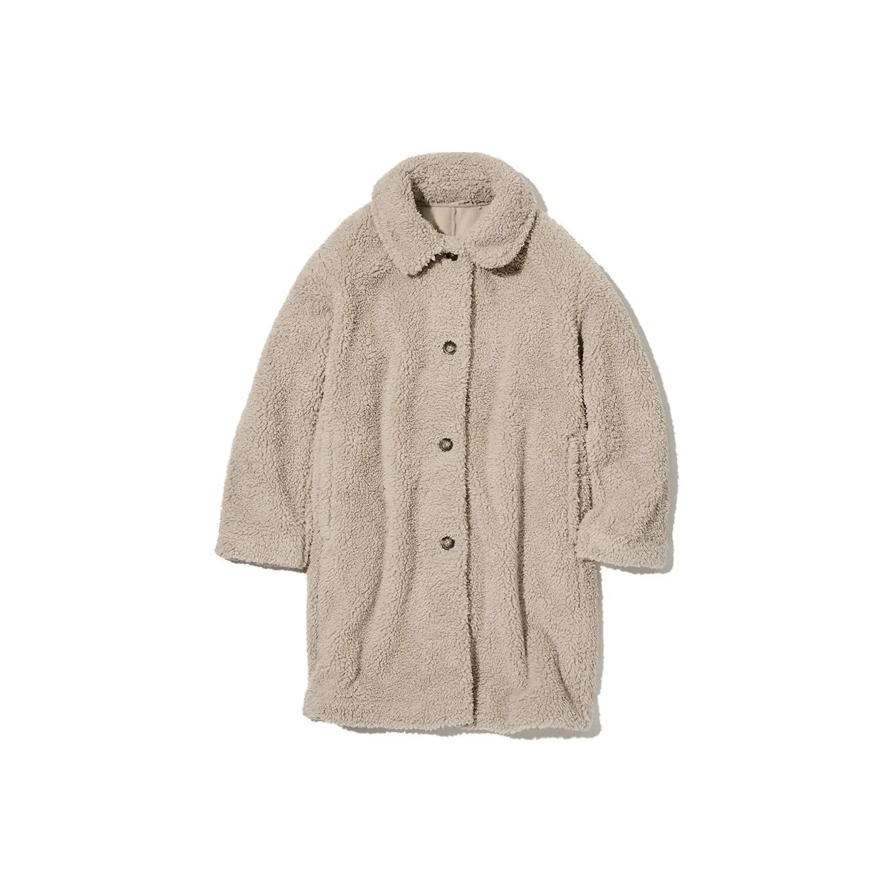 UNIQLO Куртка Женская Светлый Бежевый