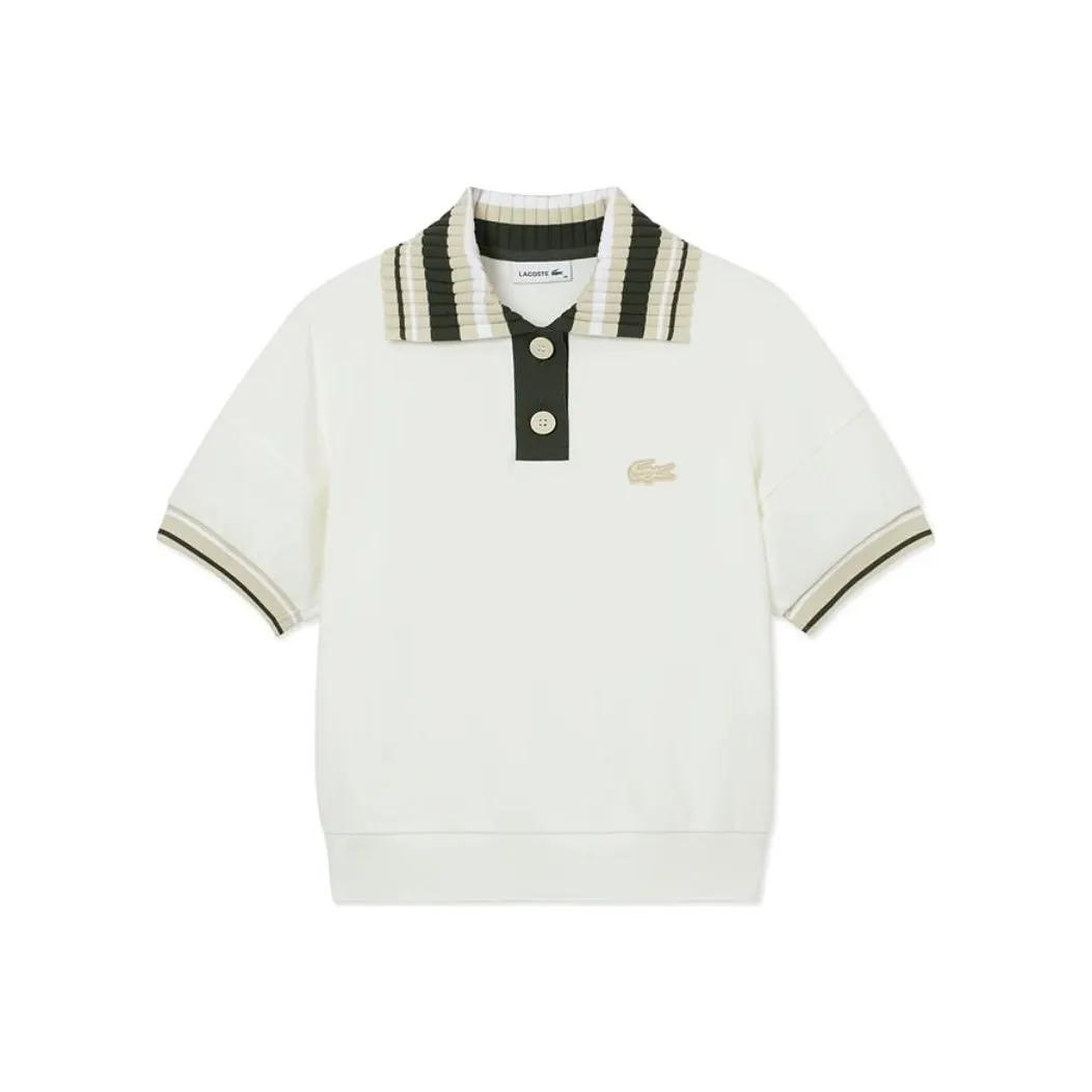 LACOSTE SS25 Polo Shirt Women's Ecru