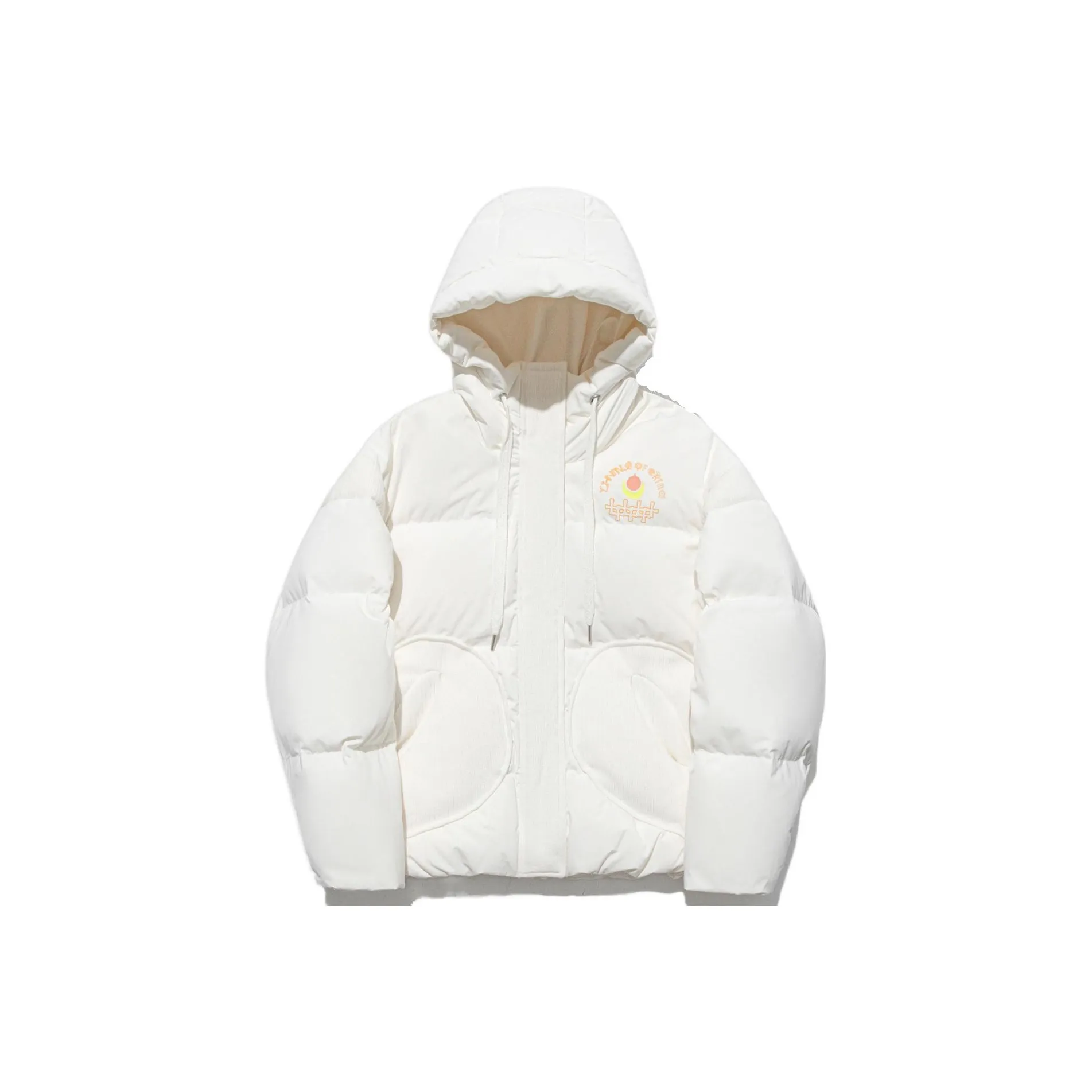 LINING Сливочный Женские Пуховики