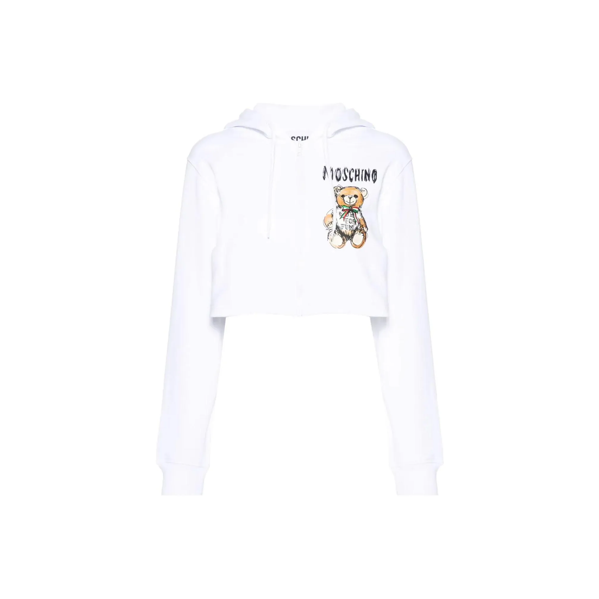 MOSCHINO Teddy Bear print Zip Hoodie