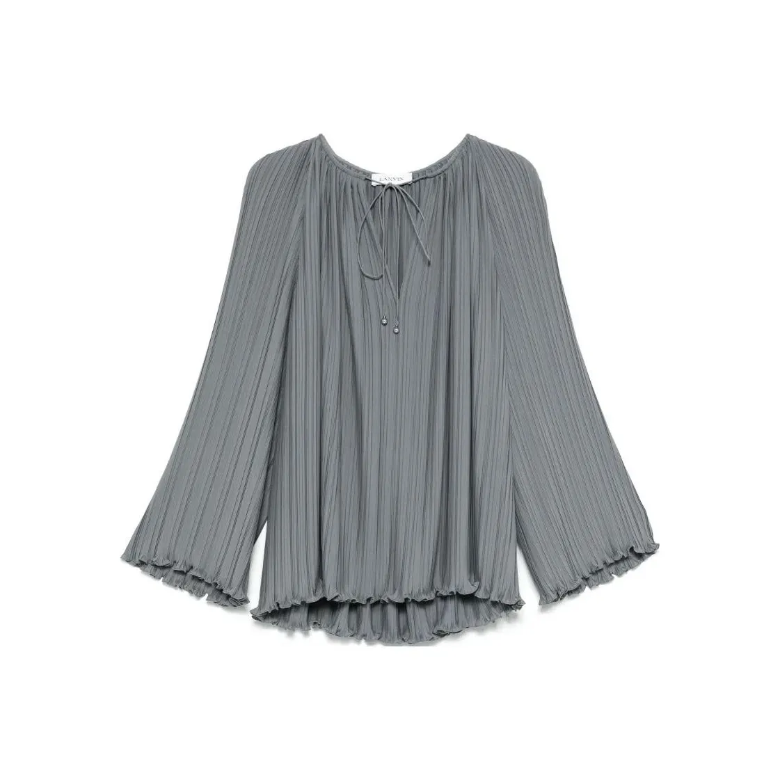 Lanvin Pleated Blouse