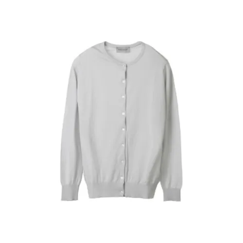 JOHN SMEDLEY Серый Женские Трикотаж
