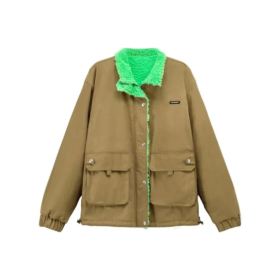 NO ONE ELSE Jackets Coats Unisex Mustard Green