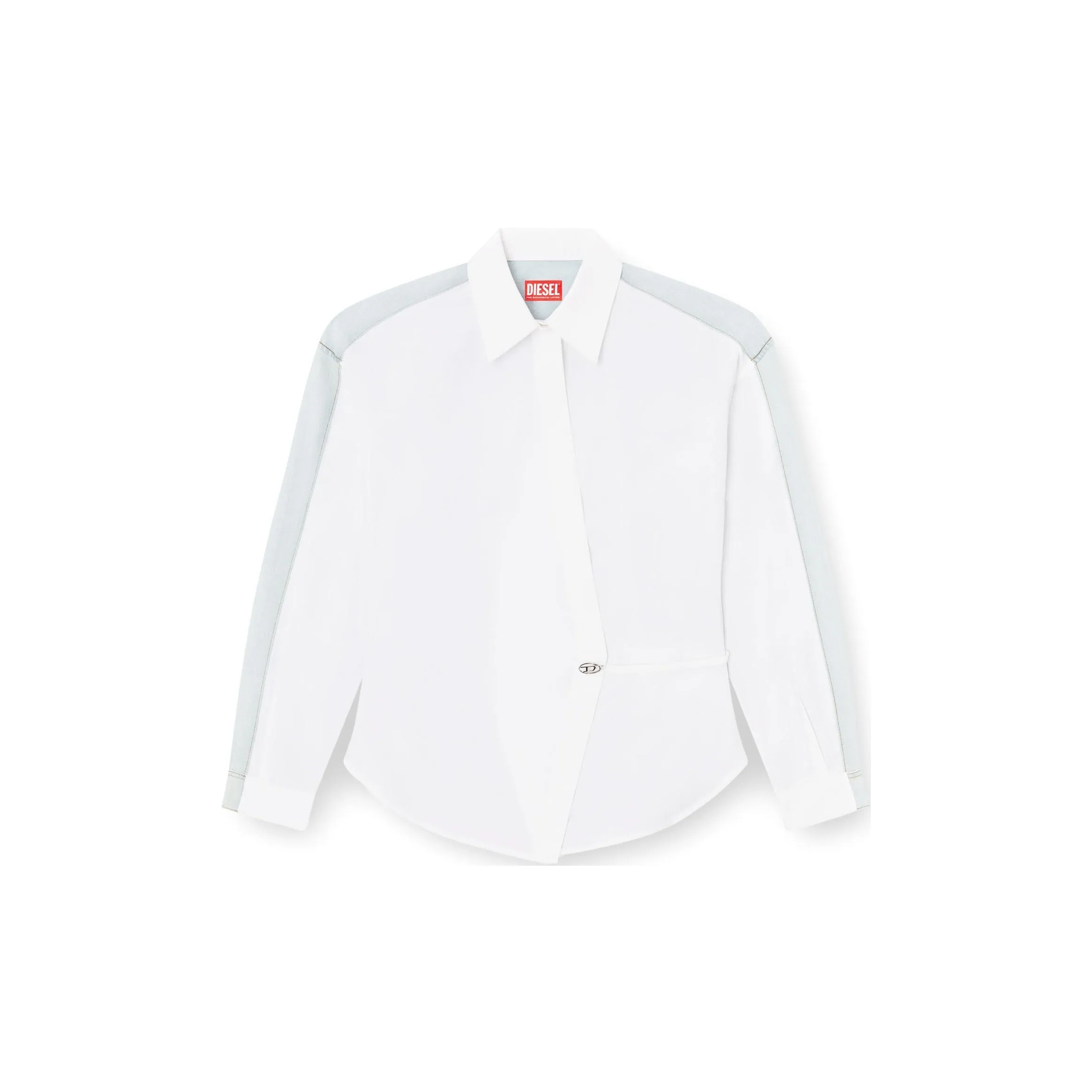 DIESEL C Delphi Den Panelled Wrap Shirt