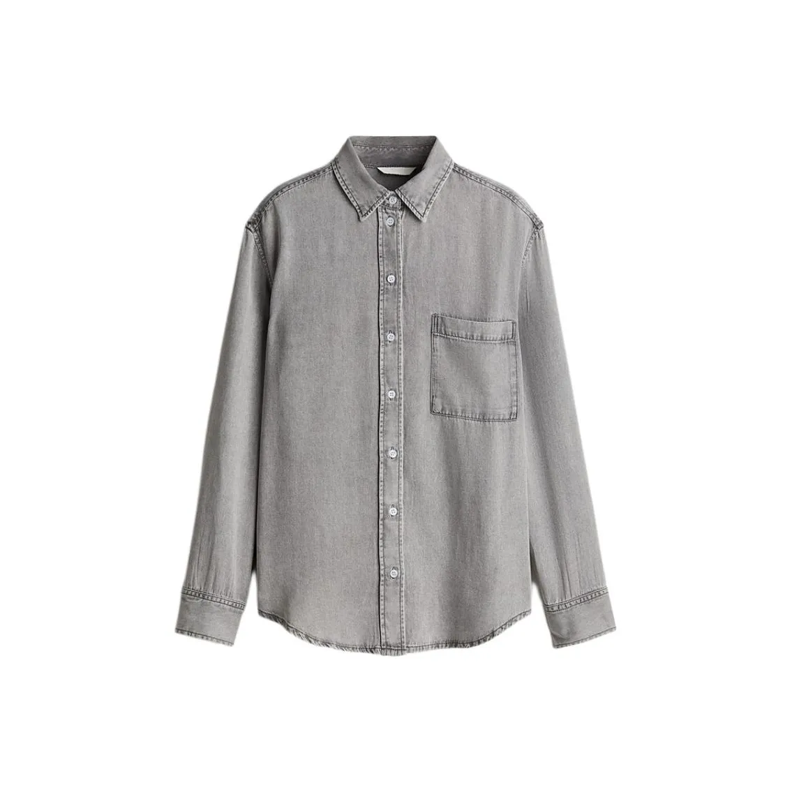 H&M Shirts Women's Denim Gray