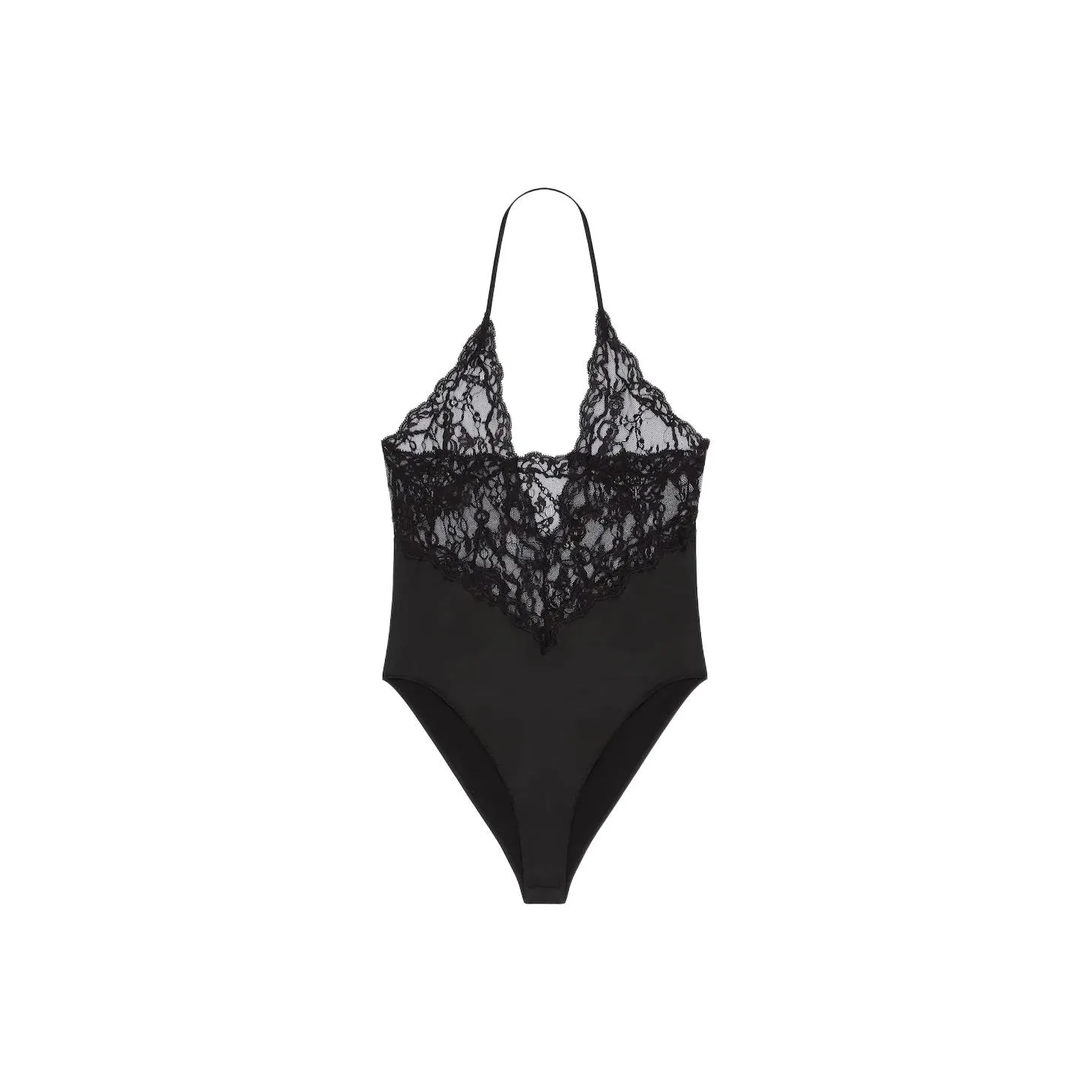 Givenchy Chandelier Lace V Neck Bodysuit