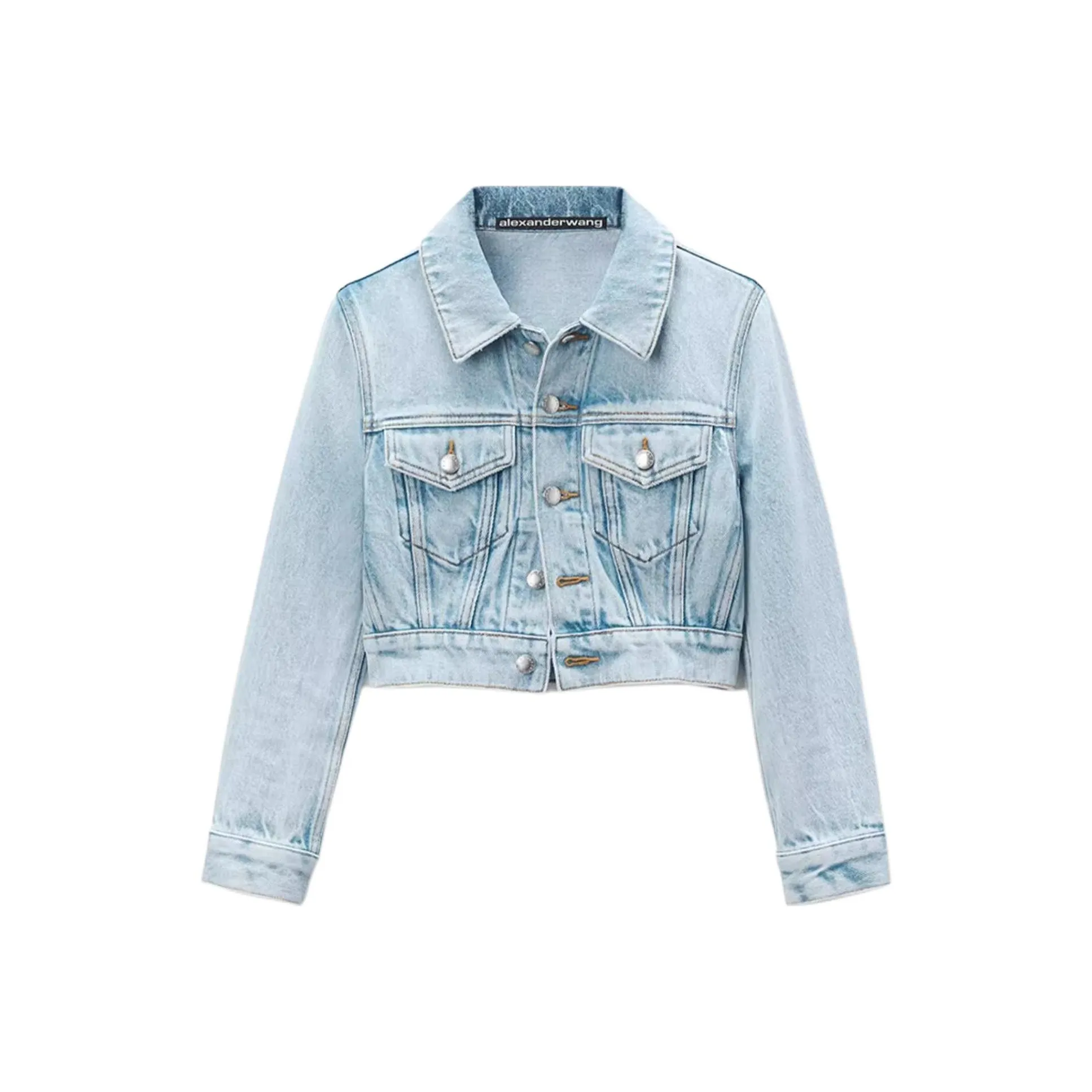 Alexander Wang FW24 Куртки и Пальто Женские Отбеленные