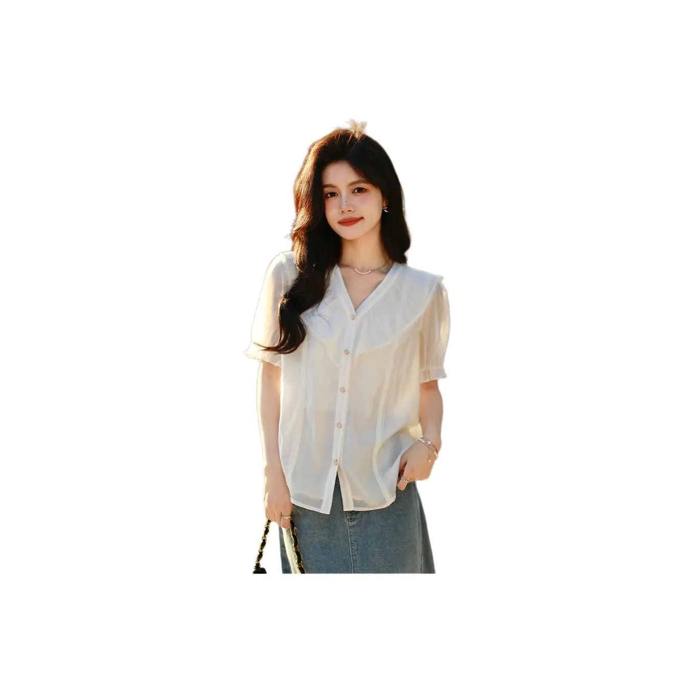 PLANE DRIFT Экрю Женские Рубашки