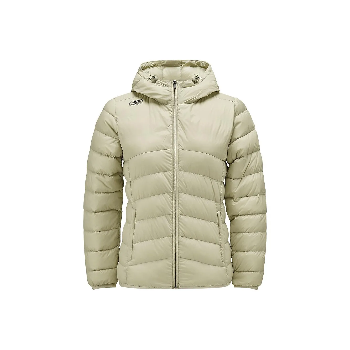 Skechers Basic Sports Series Outdoor Lightweight Down Jacket Women's Durable Gray
