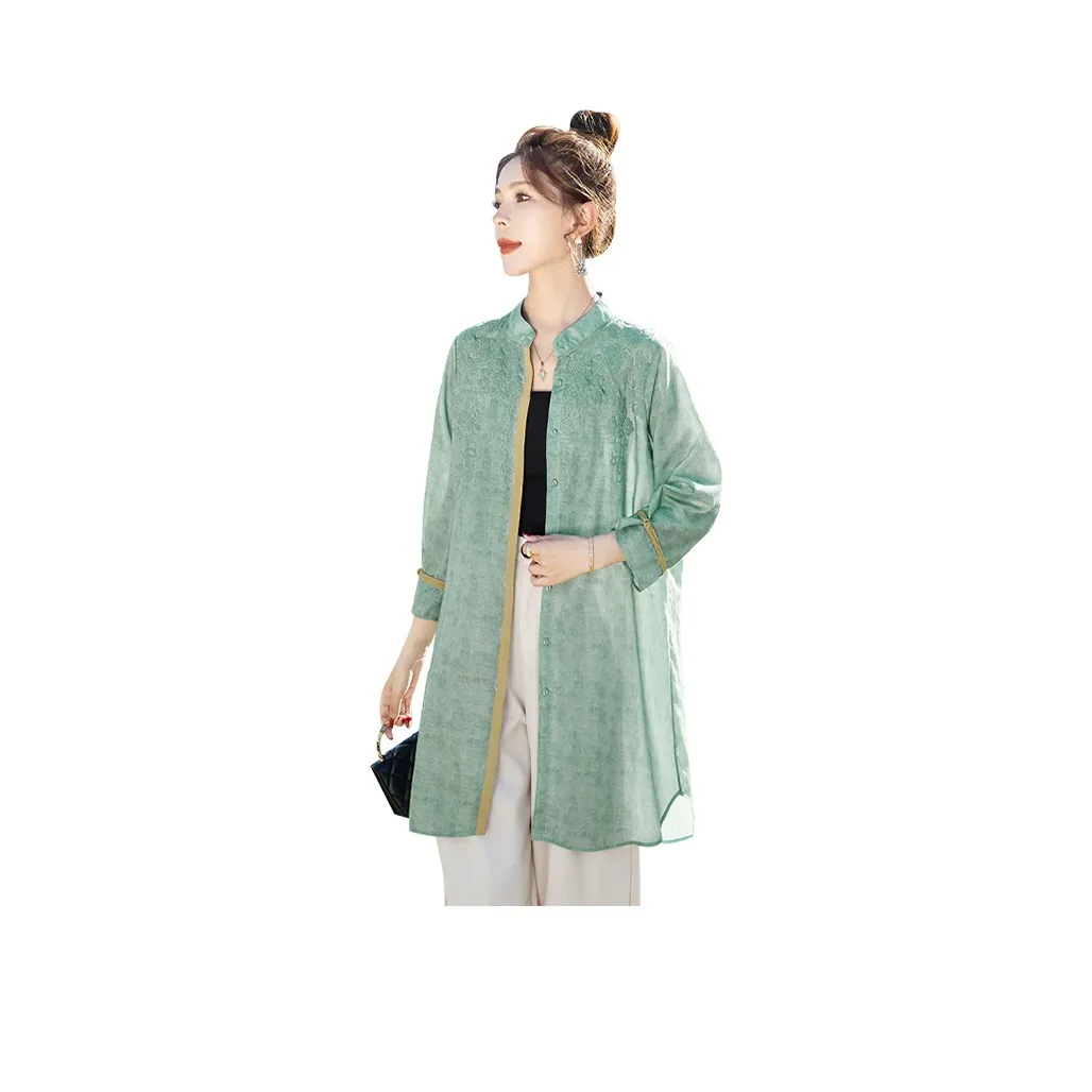 Cypress House Рубашка Женская Бирюзовая