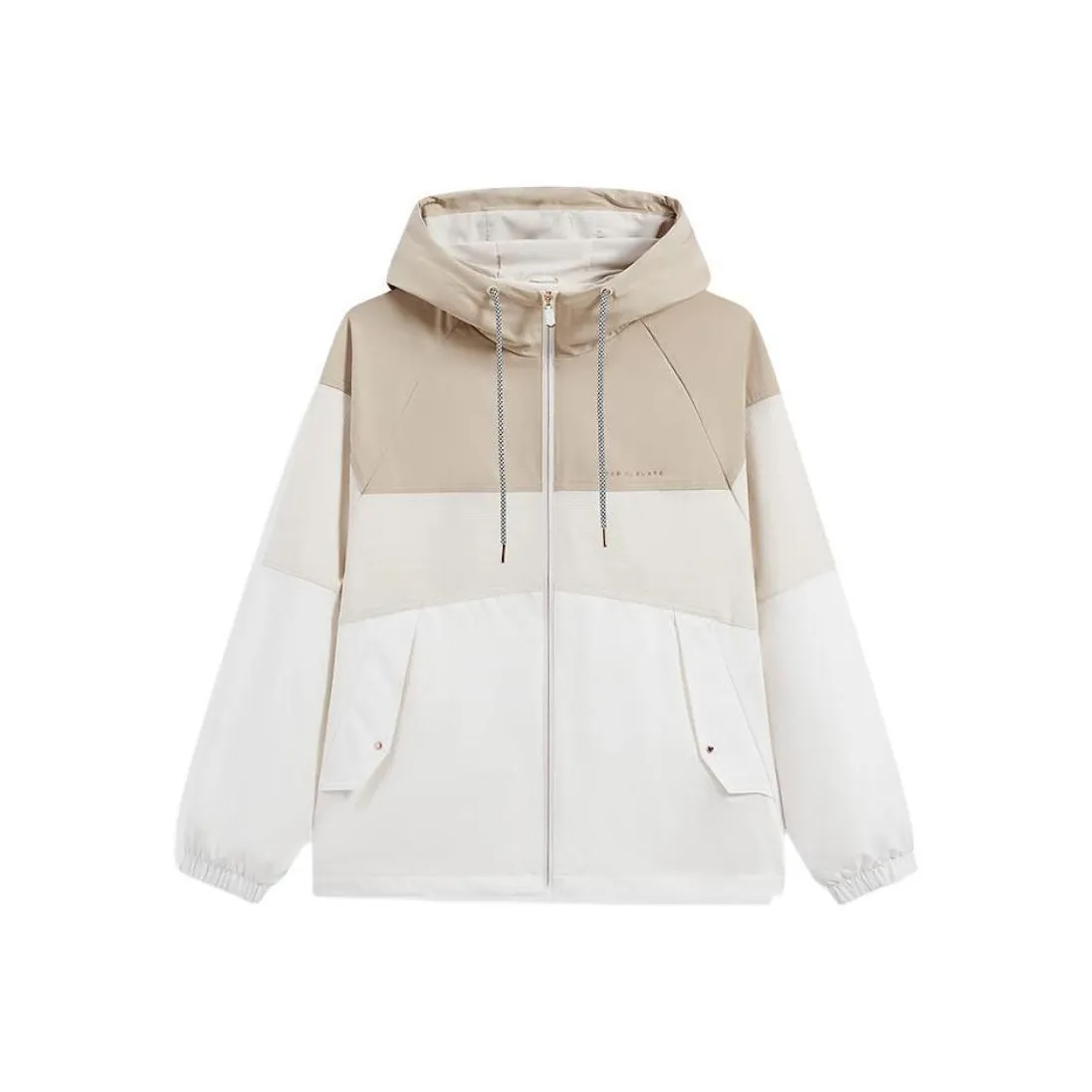XTEP Jackets & Coats Women's Light Yellow/Tofu Skin/Raw White
