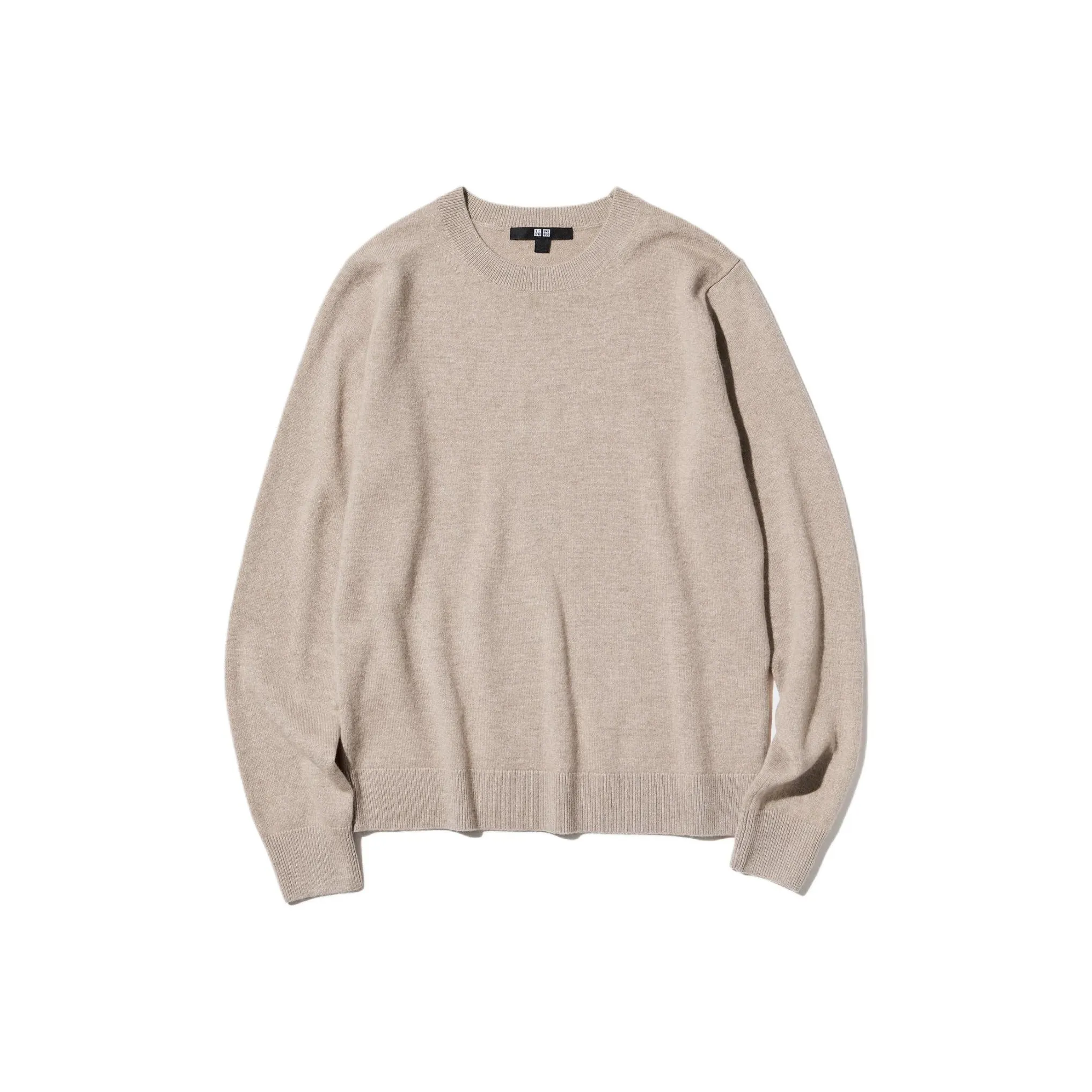 UNIQLO Кашемир Свитер Женский Светлый Хаки