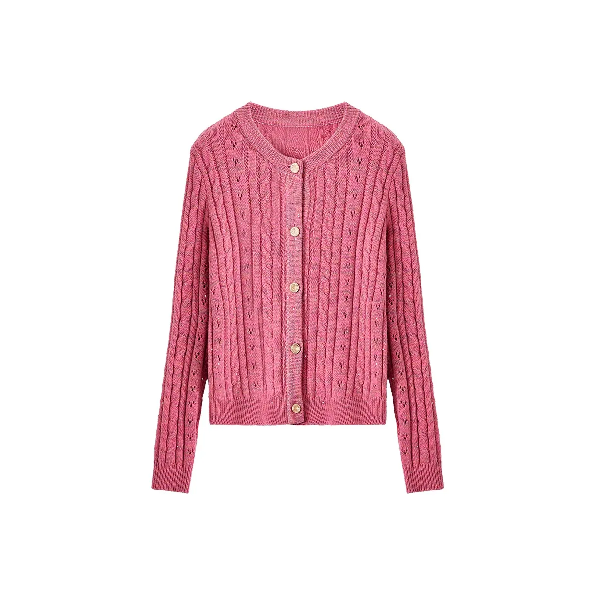 XIANGYING Knitwear Women's Barbie Pink