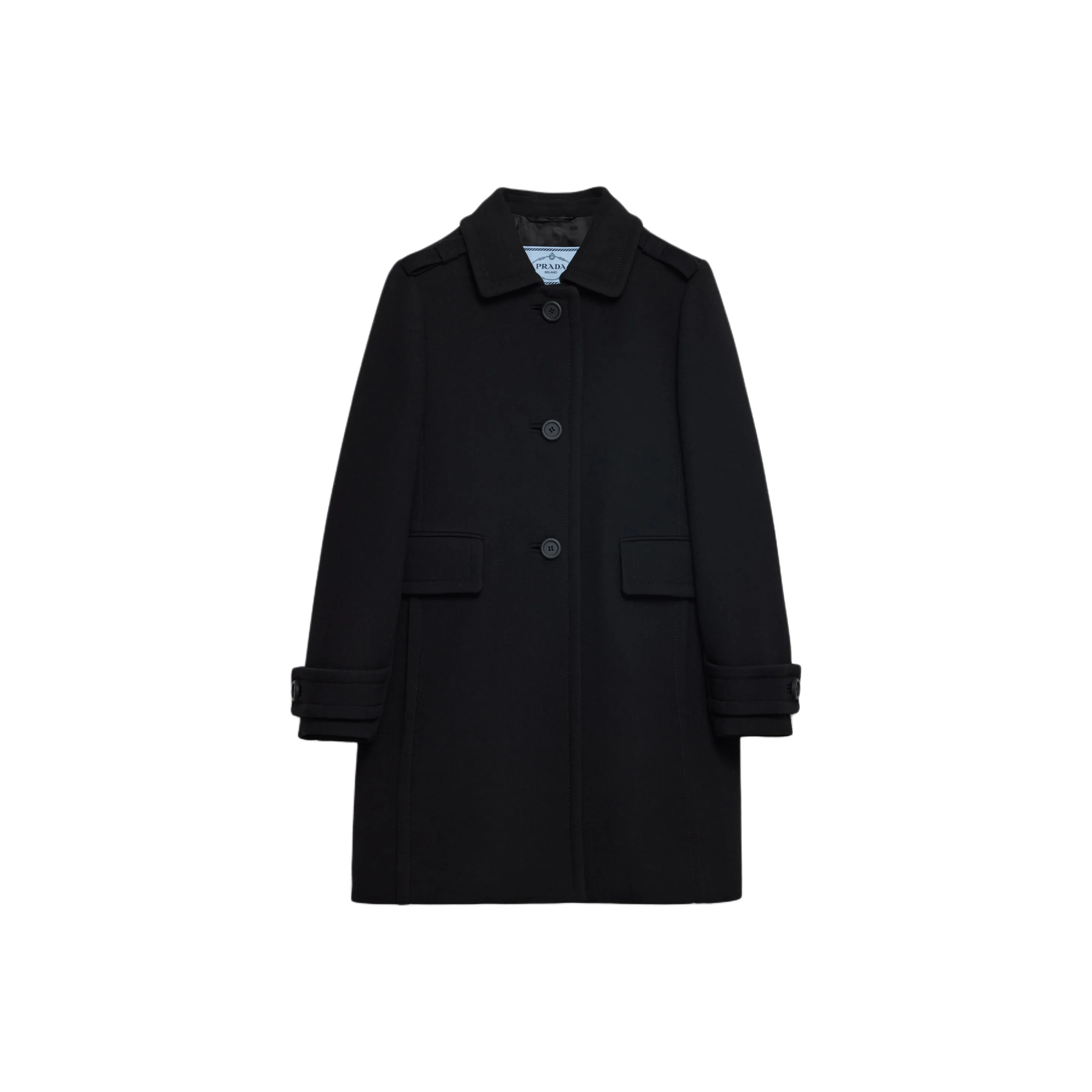 PRADA Natté Peacoat