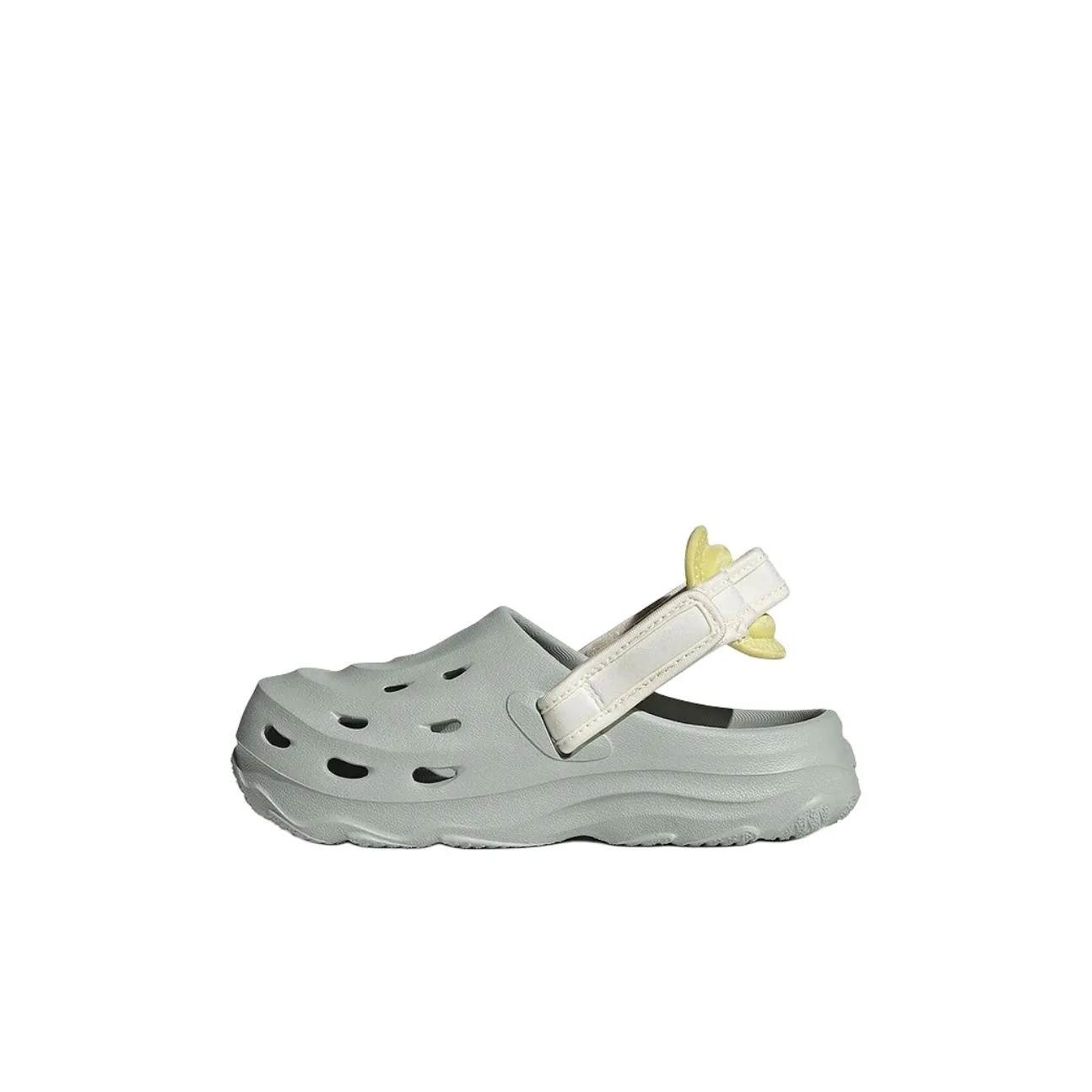 Adidas MAXXCLOG Slip-resistant Abrasion-resistant Low Top Children's Sandals Gray Children's