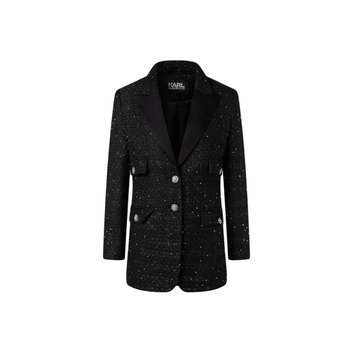 Karl Lagerfeld Бизнес-костюм Пальто Женское Черное