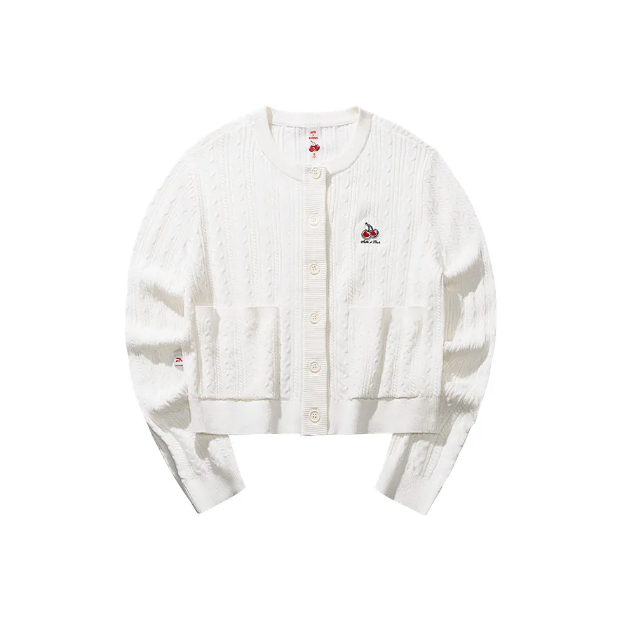 Anta x KUAJIE LIANMINGKUAN Life Collection Knitwear Women's Ivory White