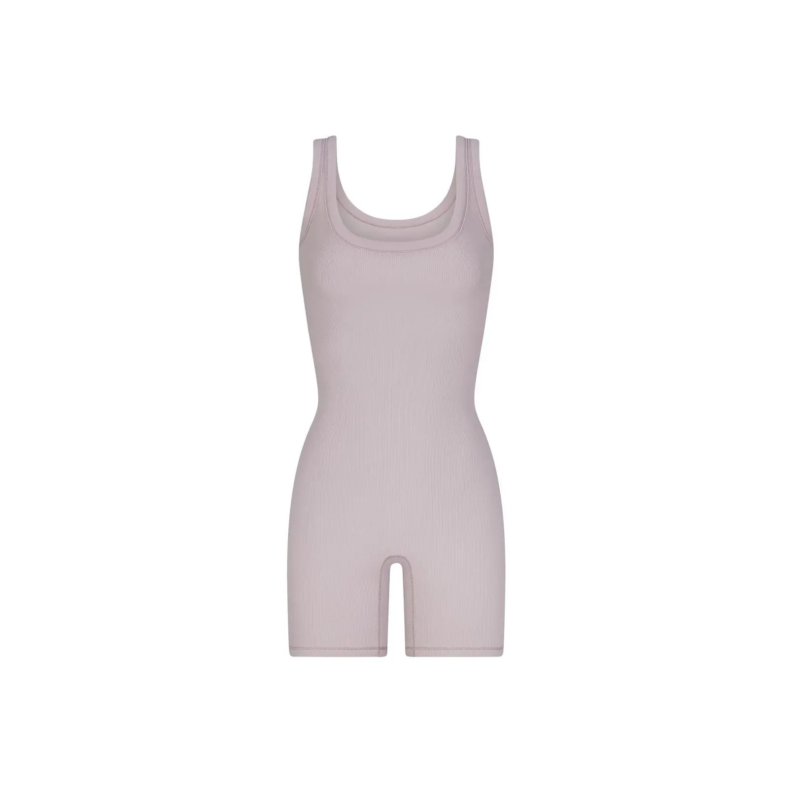 SKIMS SS24 Summer Collection Cotton Rib Onesie Jumpsuit Women's OYSTER/Oyster