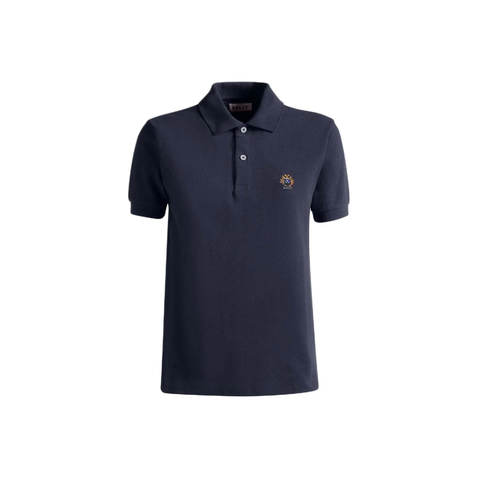BALLY FW24 Поло Женское Морской Синий